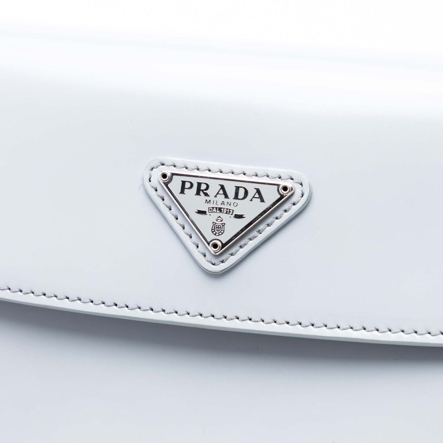 Prada Mini Brushed Leather Cleo Flap