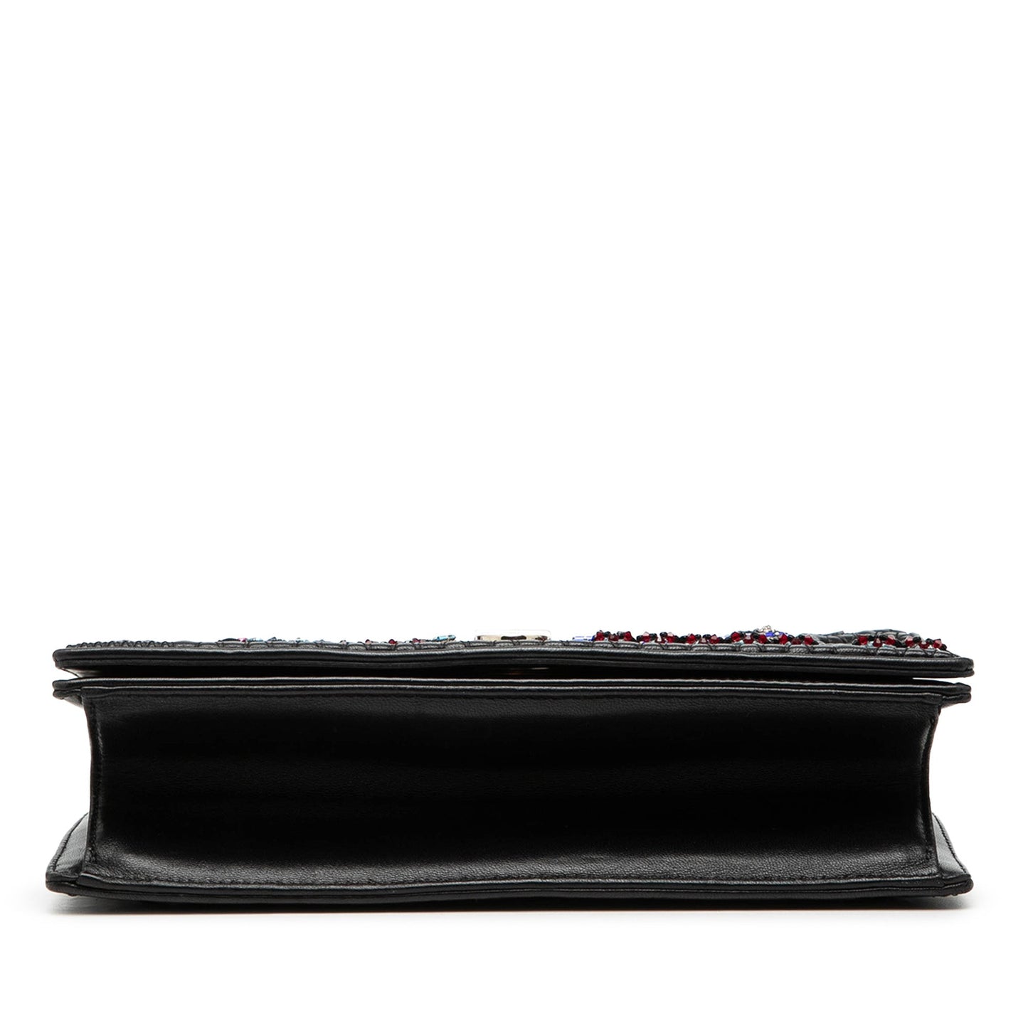Dior Medium Calfskin Crystal Embroidered Diorama Flap