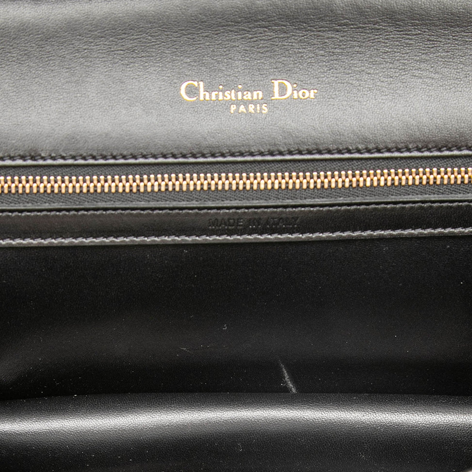 Dior Medium Calfskin Crystal Embroidered Diorama Flap