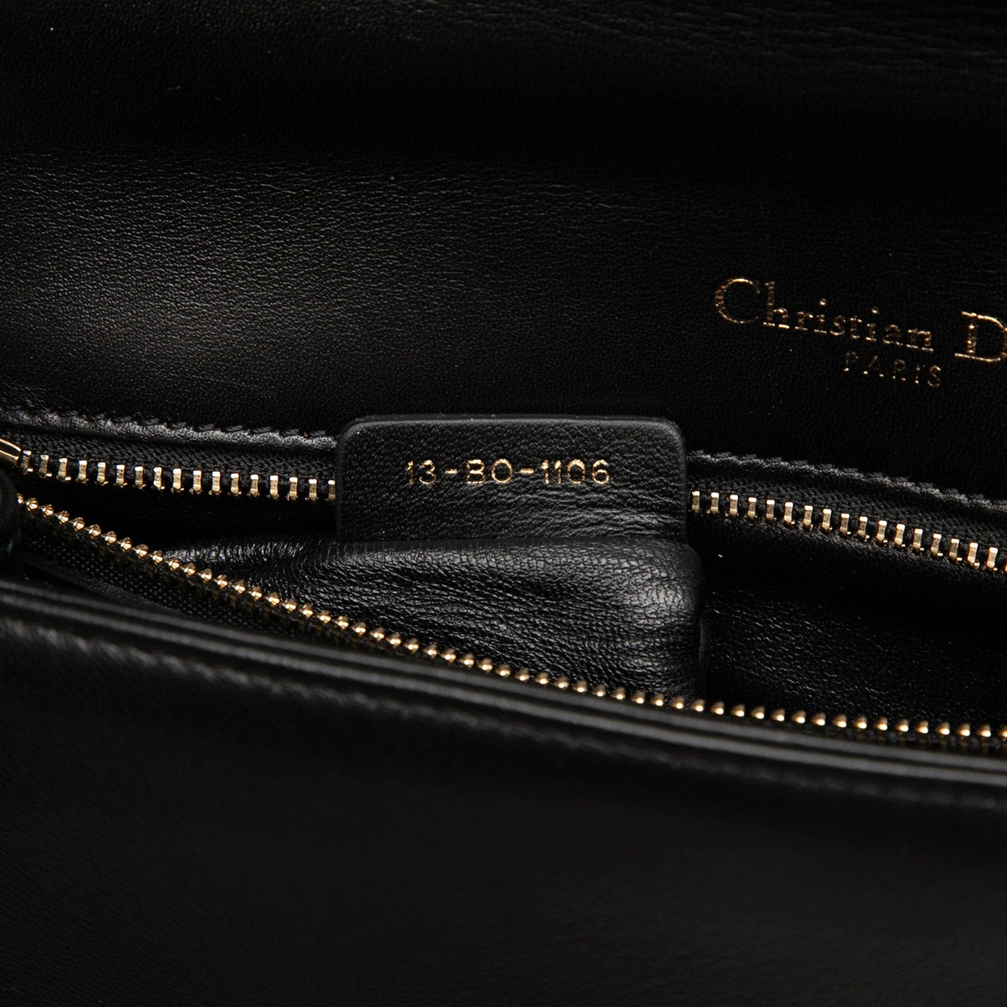 Dior Medium Calfskin Crystal Embroidered Diorama Flap