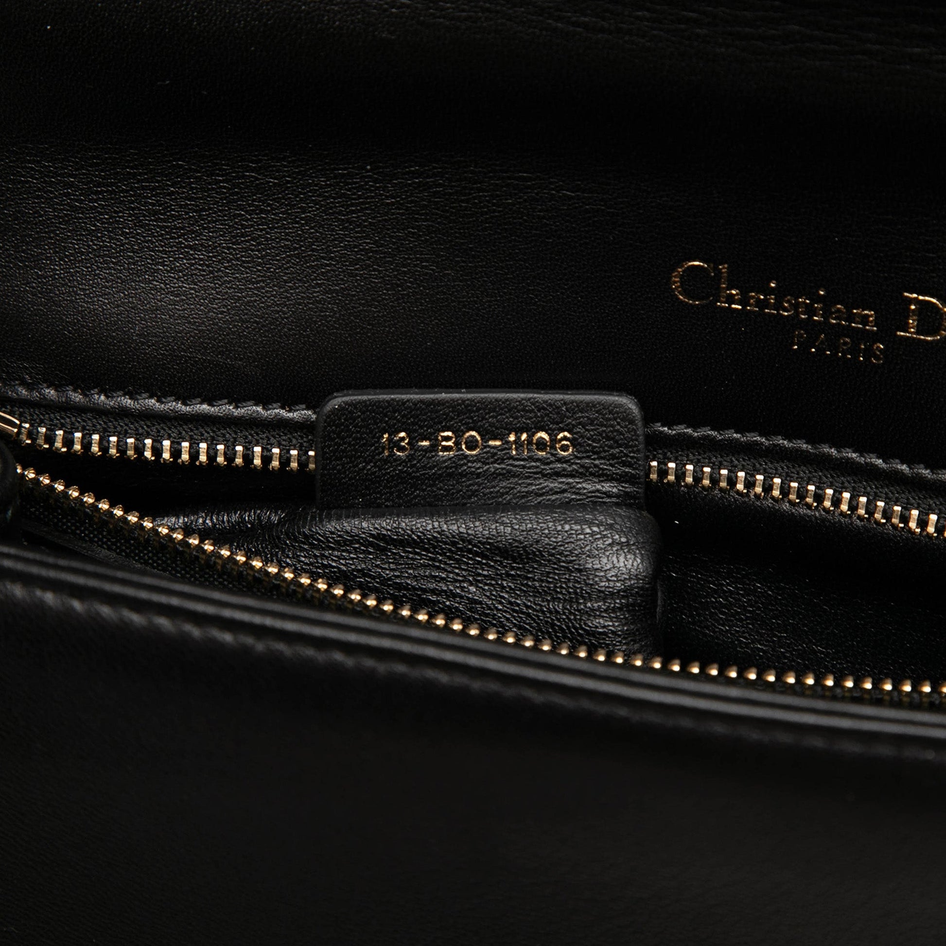 Dior Medium Calfskin Crystal Embroidered Diorama Flap