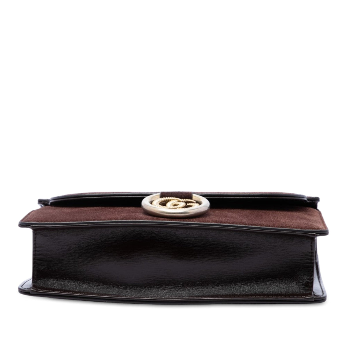 Gucci Small Suede GG Ring Torchon Crossbody