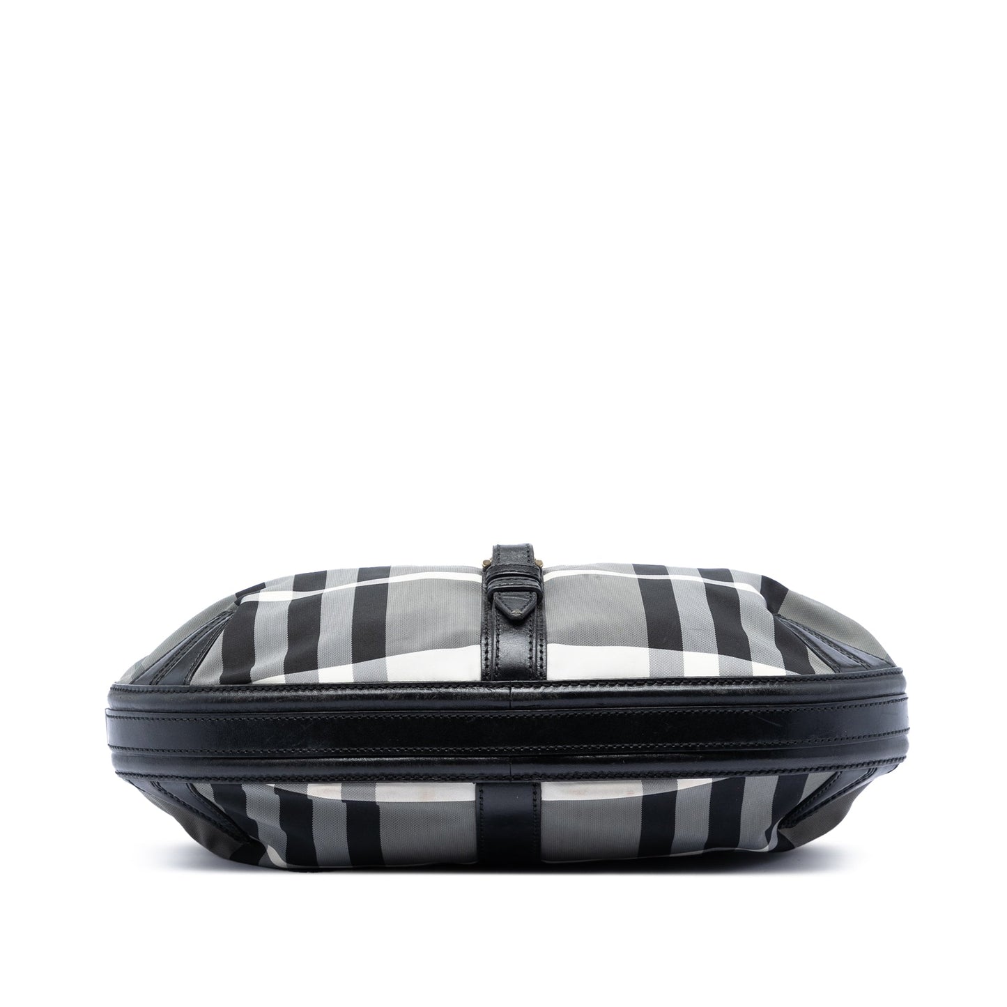 Burberry Check Nylon Grafton Hobo