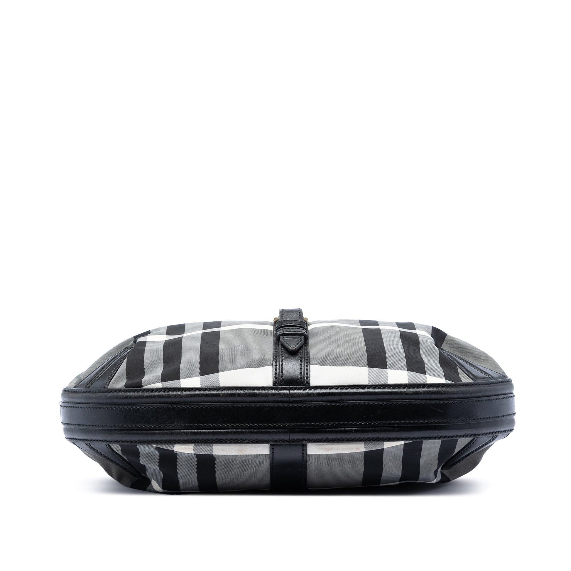 Burberry Check Nylon Grafton Hobo