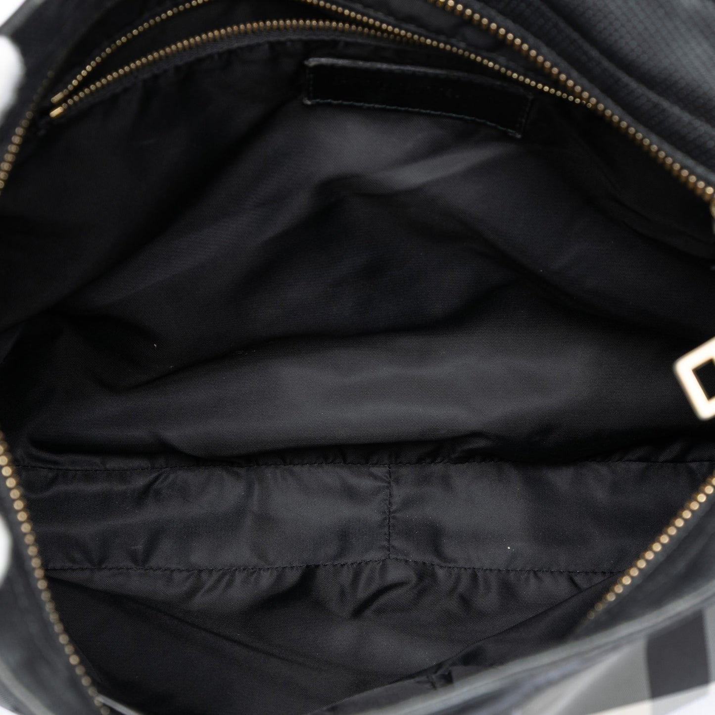Burberry Check Nylon Grafton Hobo