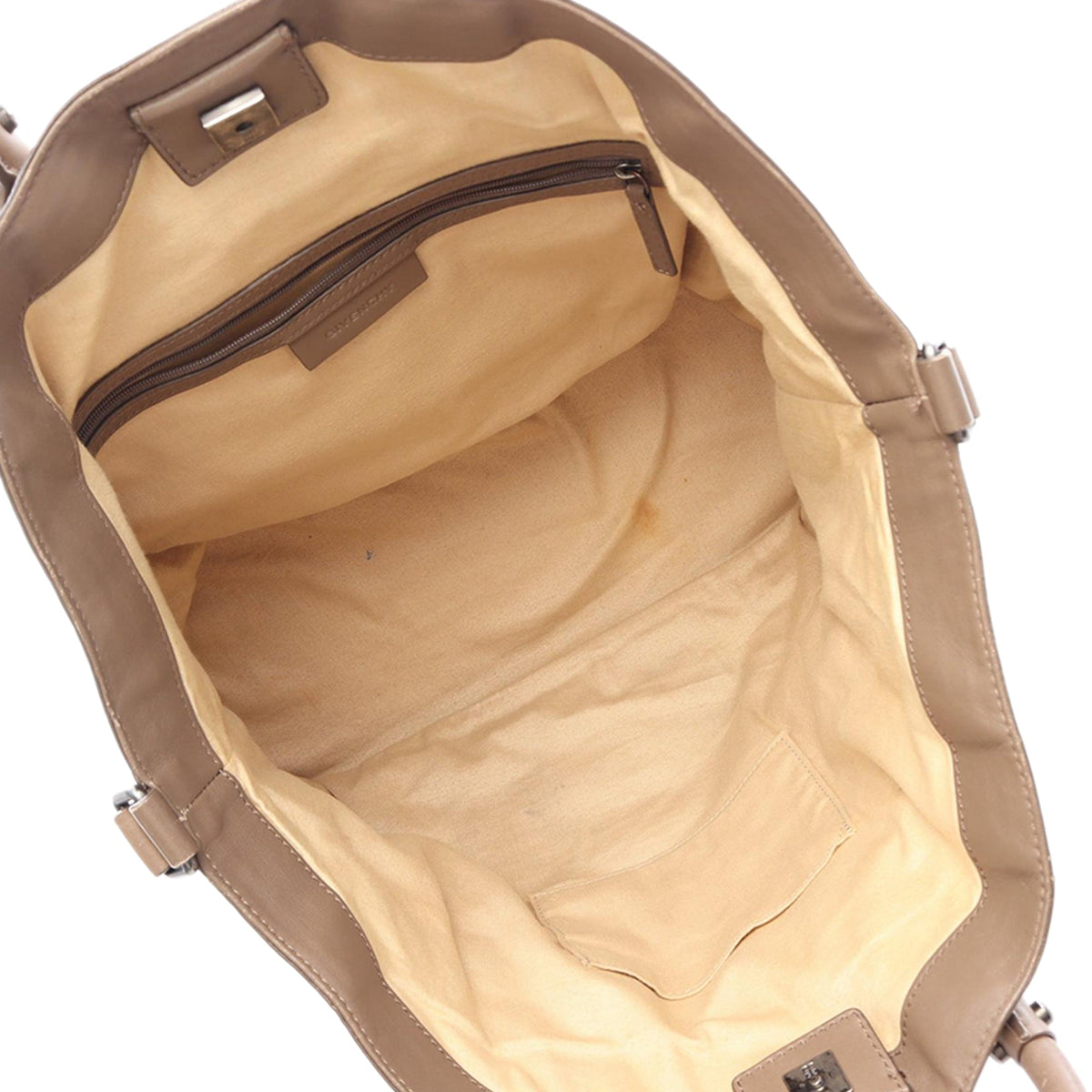 Givenchy Leather Handbag — Beige