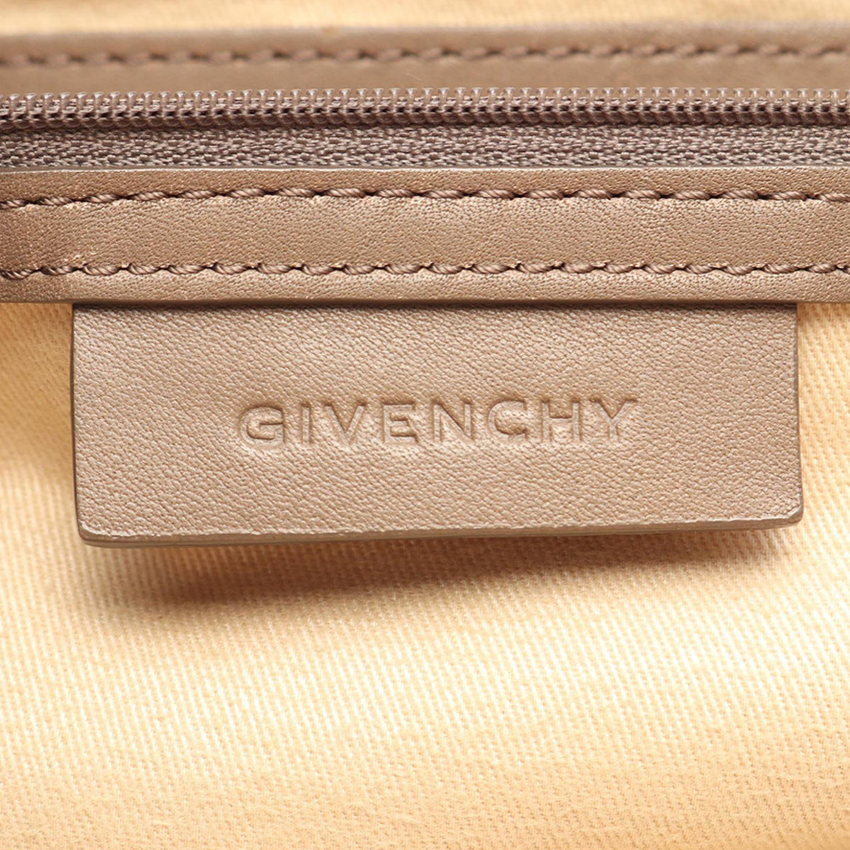Givenchy Leather Handbag — Beige