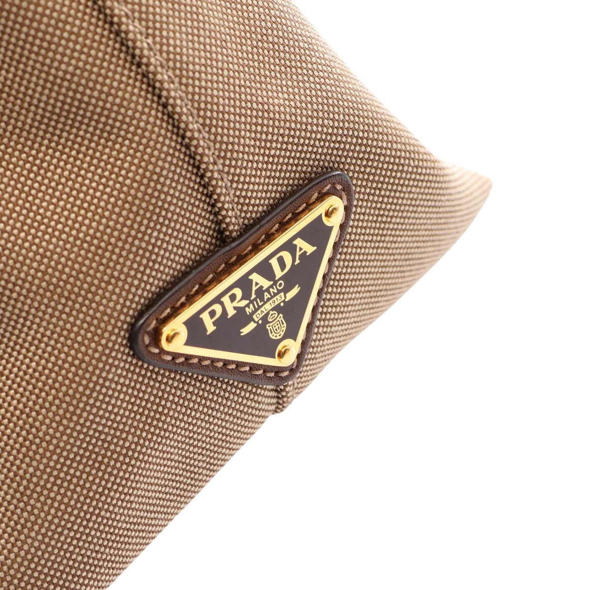 Prada Canvas Canapa Logo Bow Satchel