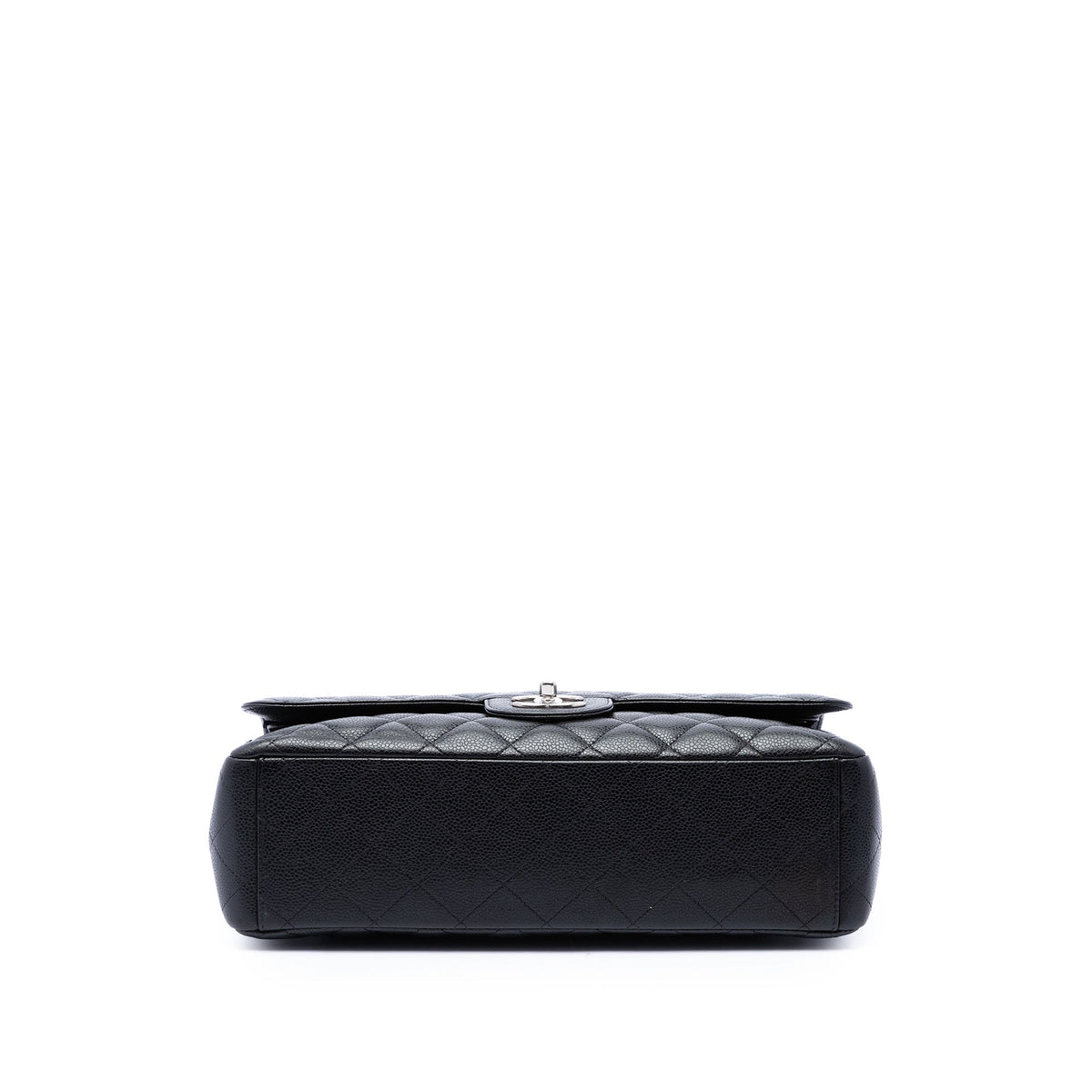 Chanel Maxi Classic Caviar Double Flap — Black