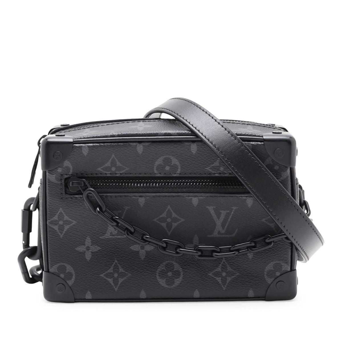 Louis Vuitton Monogram Eclipse Mini Soft Trunk — Black