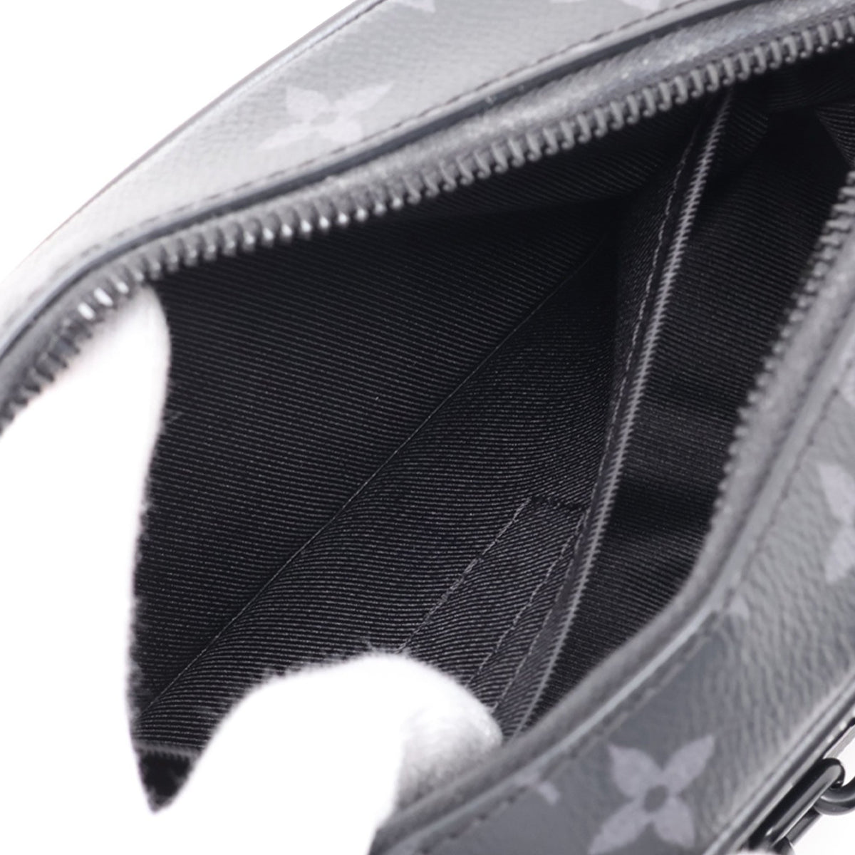 Louis Vuitton Monogram Eclipse Mini Soft Trunk — Black