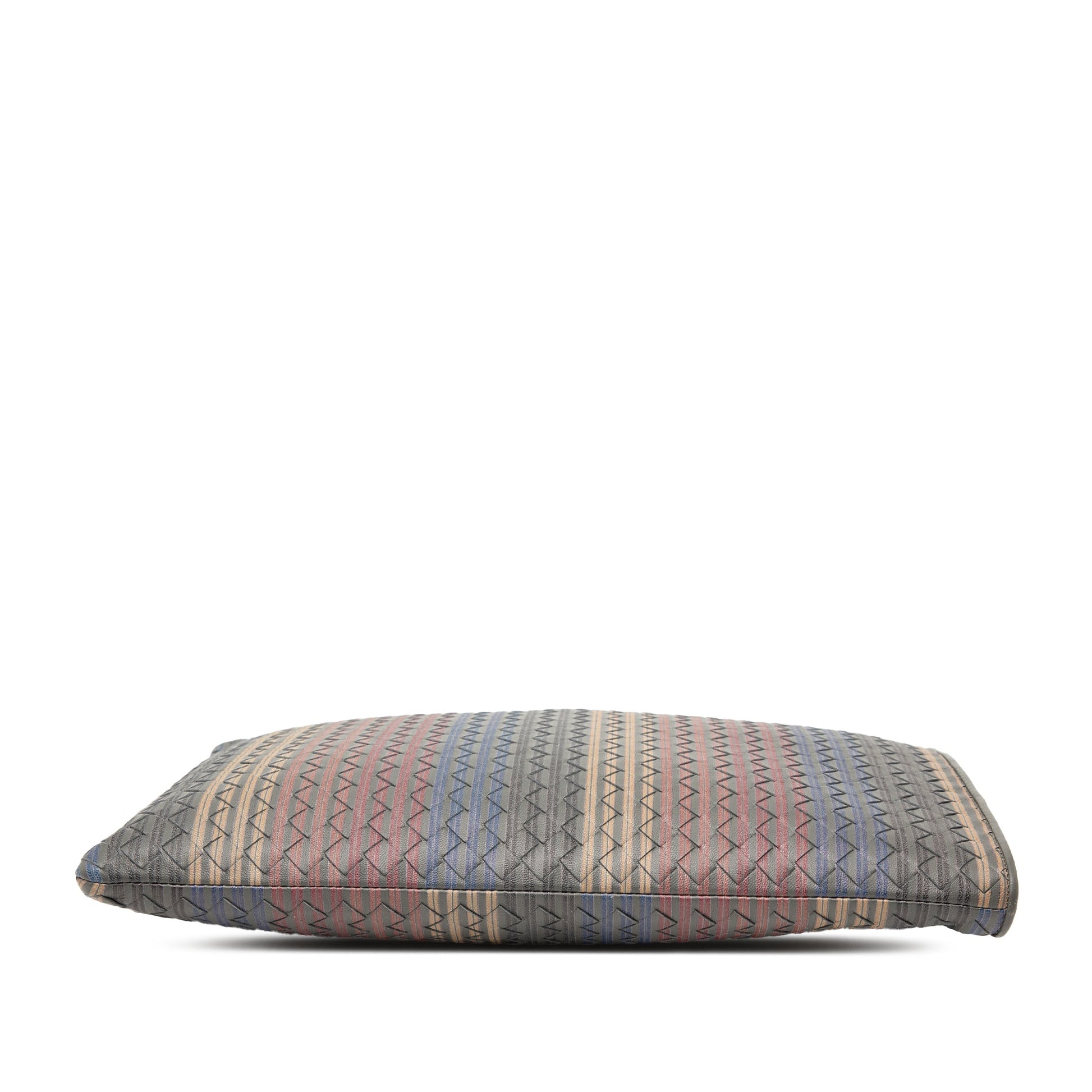 Nappa Intrecciato Stripe Document Case