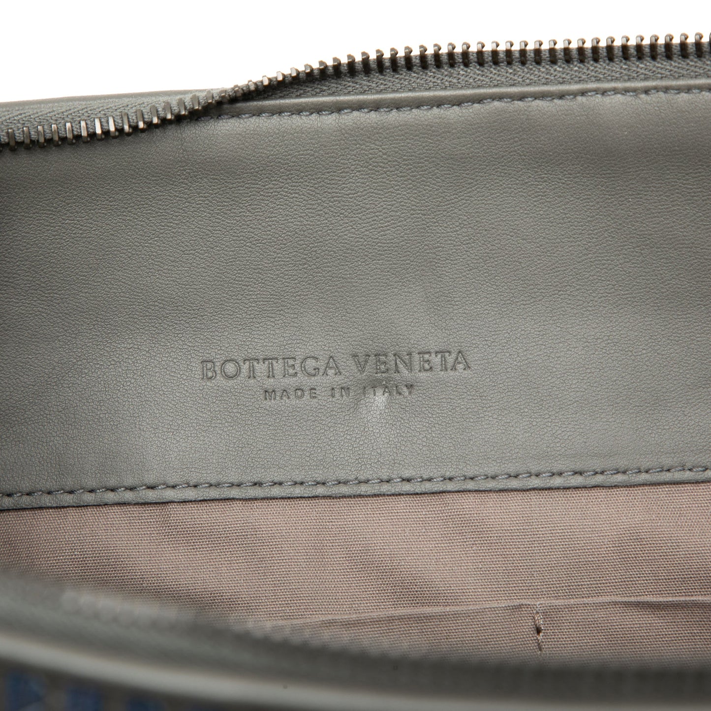 Nappa Intrecciato Stripe Document Case