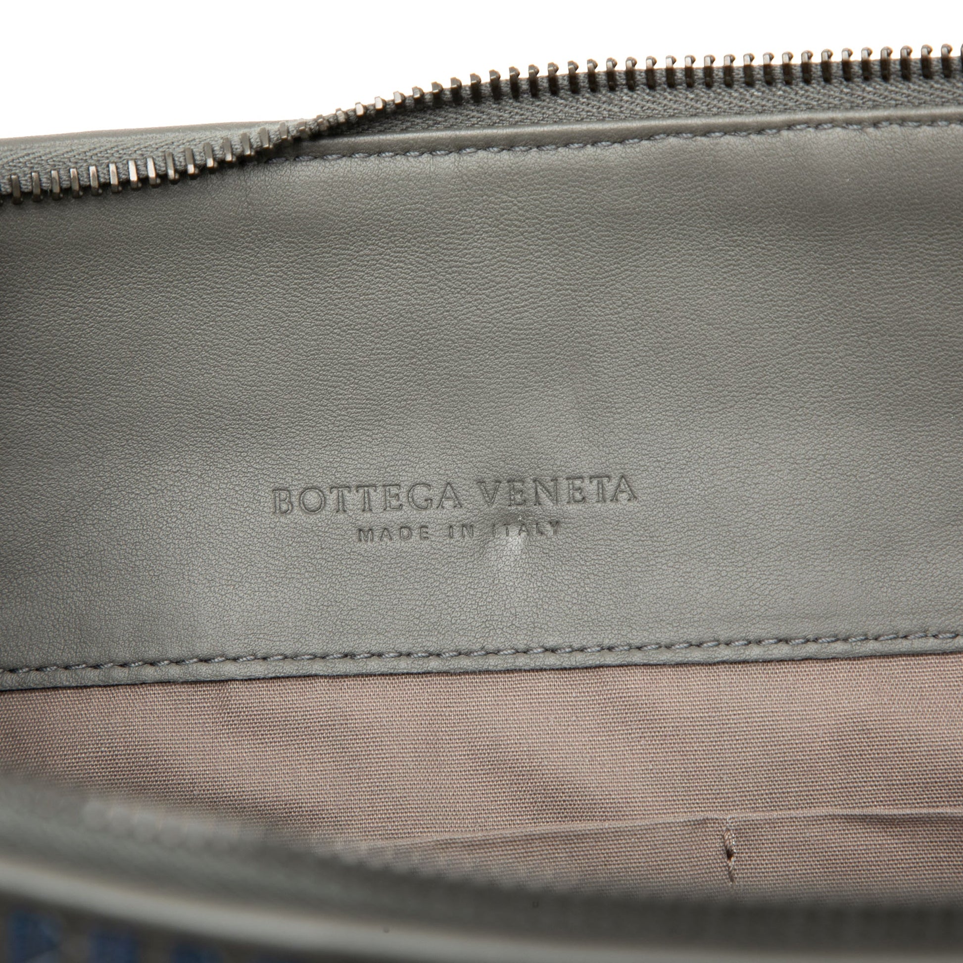 Nappa Intrecciato Stripe Document Case