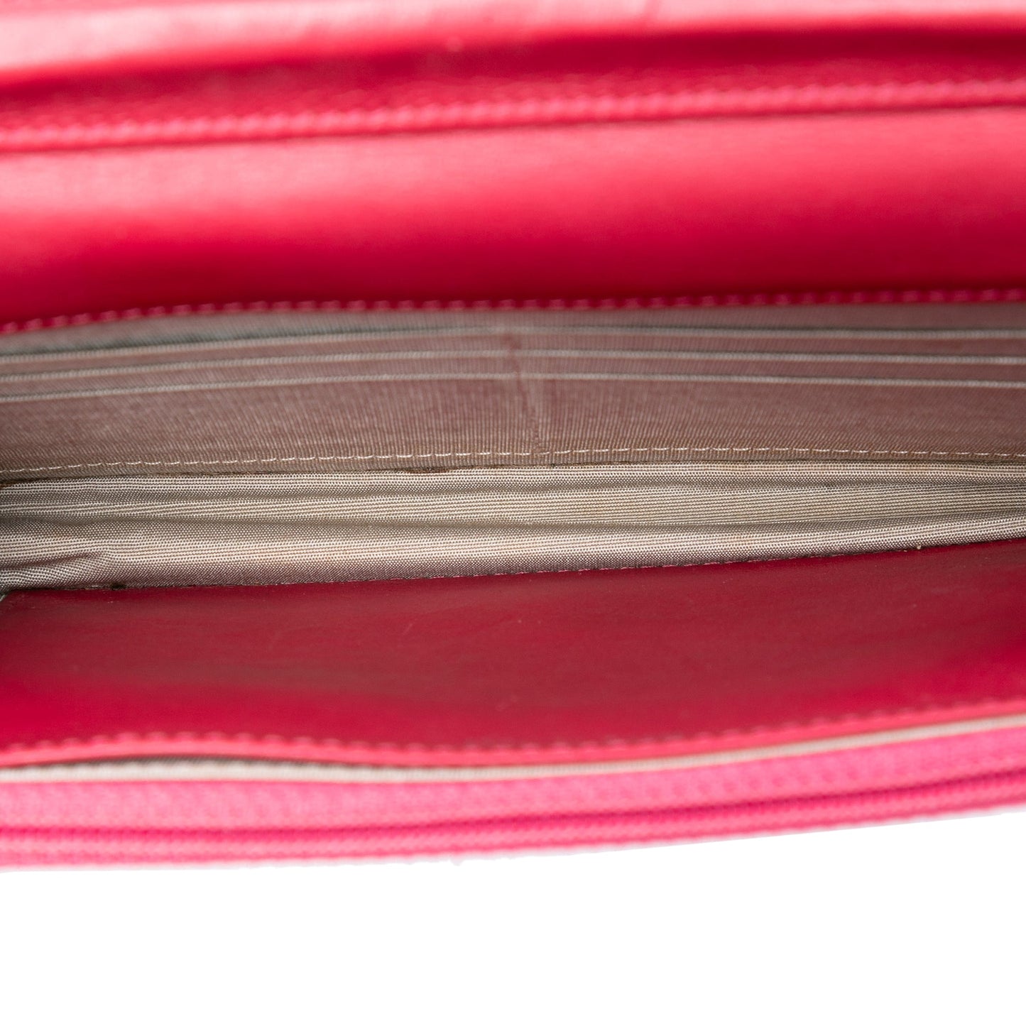 CC Lambskin Wild Stitch Wallet on Chain