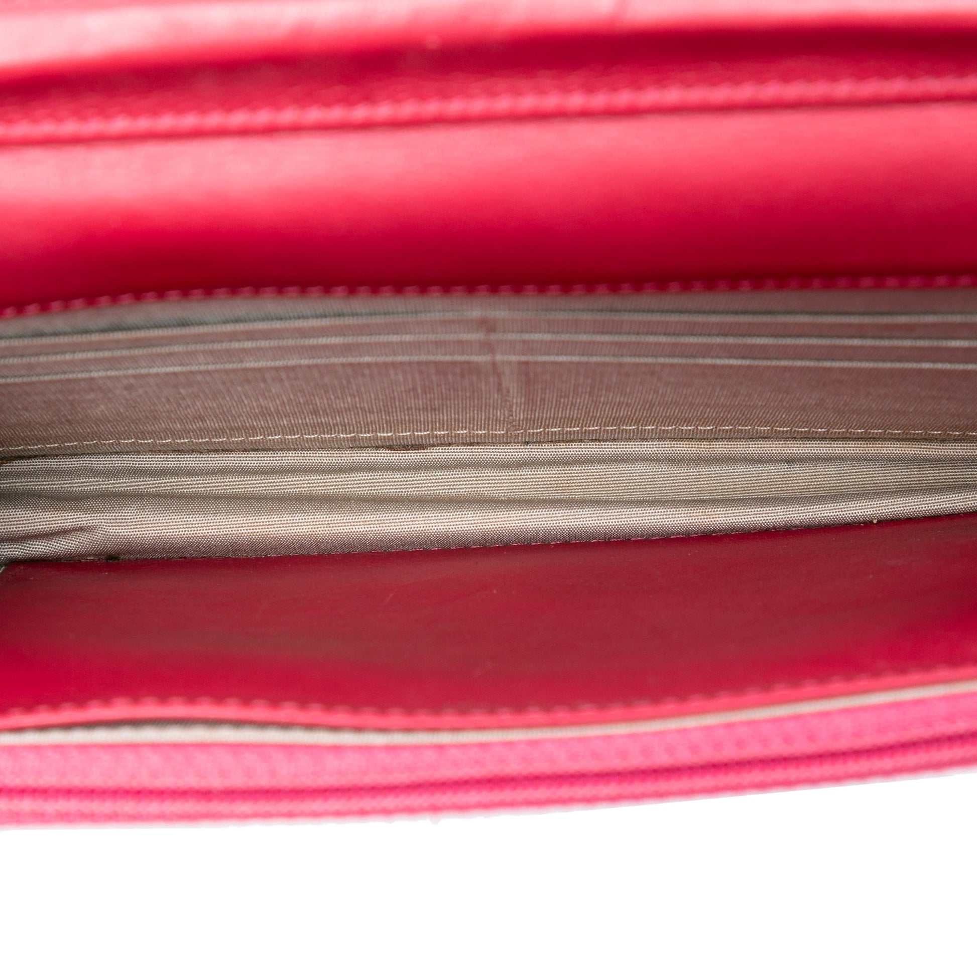 CC Lambskin Wild Stitch Wallet on Chain