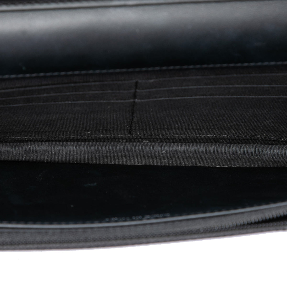 Chanel Quilted Caviar Boy Wallet on Chain — Black