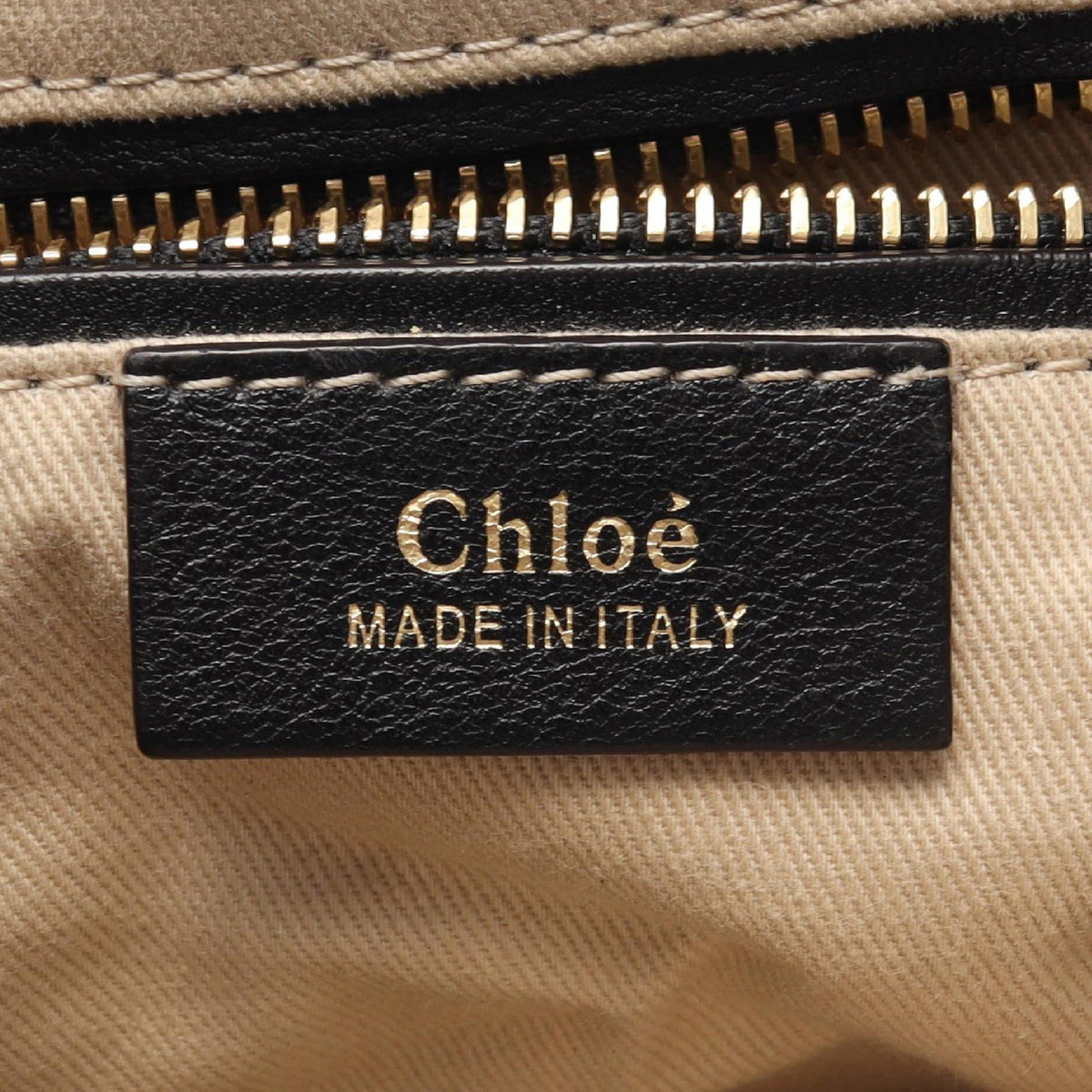 Chloé Mini Calfskin and Suede Faye Backpack — Black