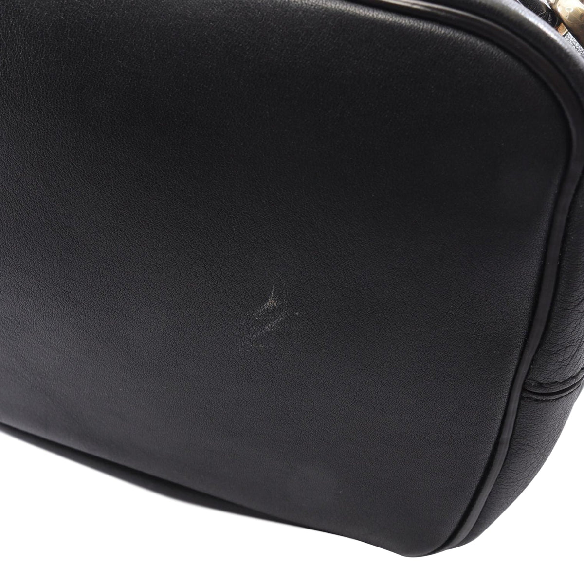 Chloé Mini Calfskin and Suede Faye Backpack — Black