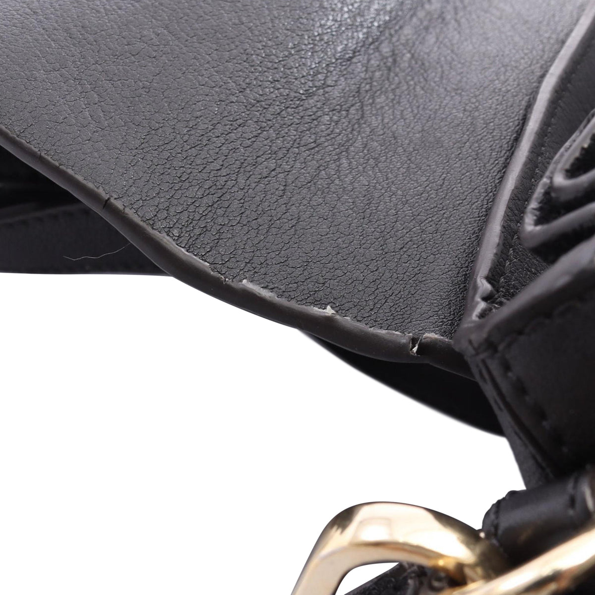 Chloé Mini Calfskin and Suede Faye Backpack — Black