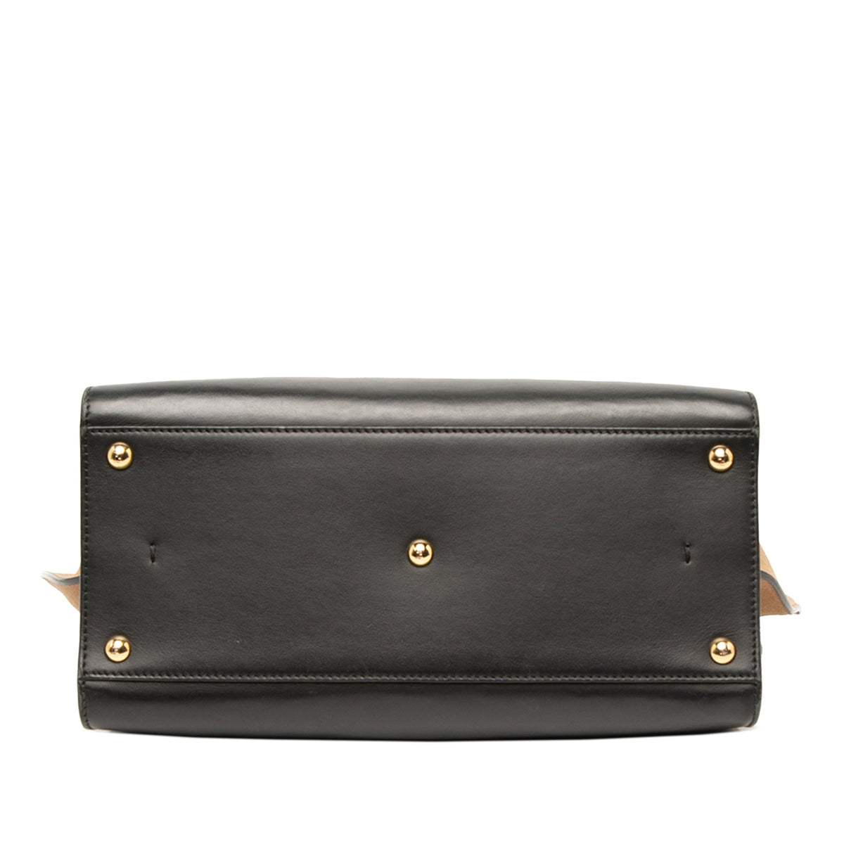 Fendi Medium Bicolor Calfskin and Suede 3Jours Satchel — Black