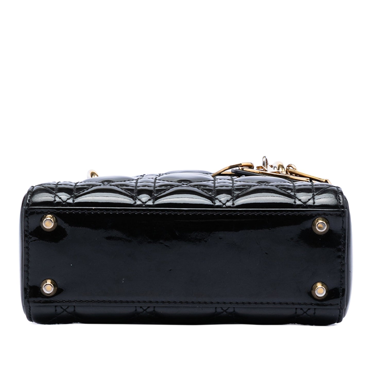 Dior Mini Patent Cannage Lady Dior