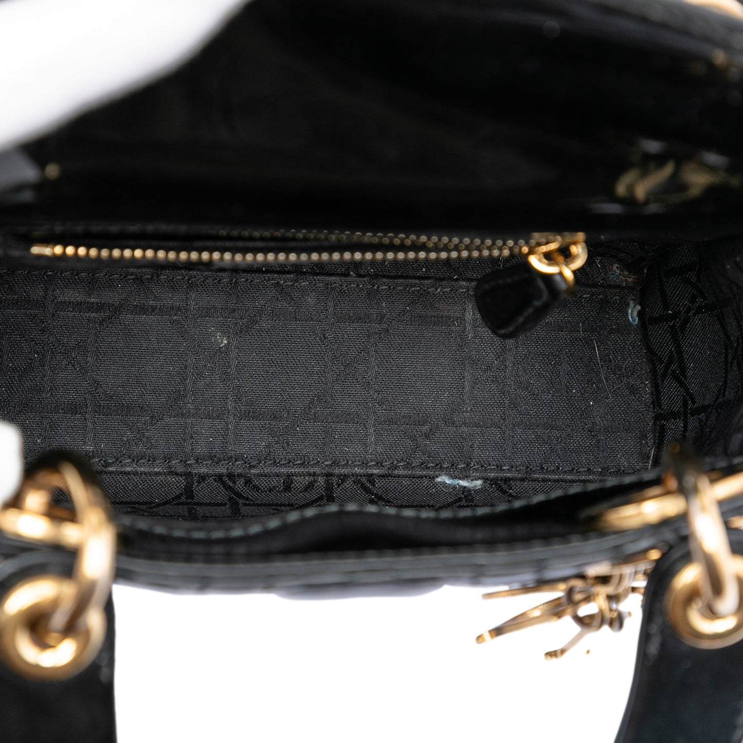 Dior Mini Patent Cannage Lady Dior