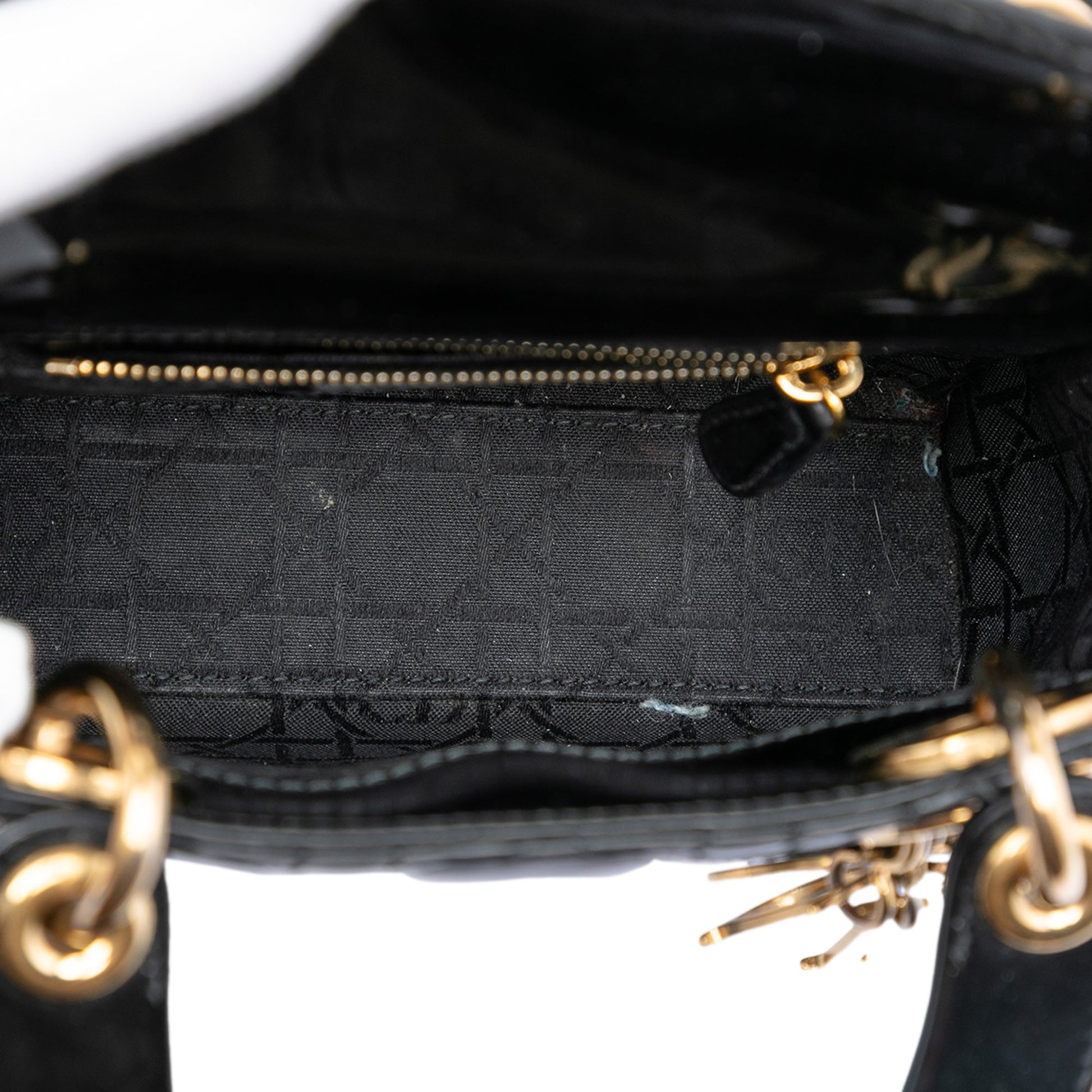 Dior Mini Patent Cannage Lady Dior