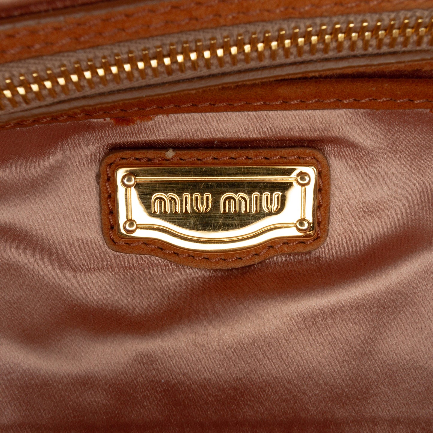 Miu Miu Suede Frame Kiss Lock Crossbody