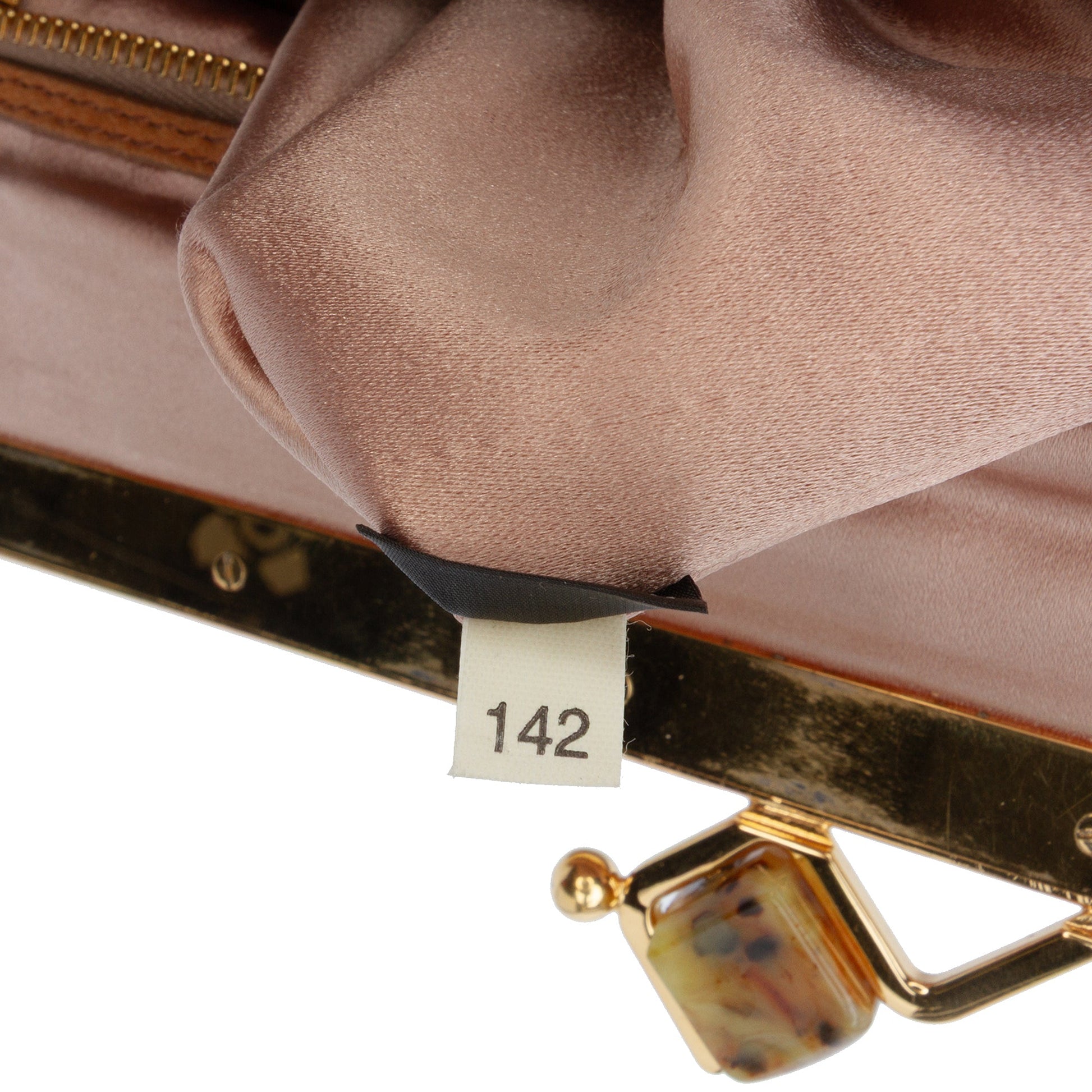 Miu Miu Suede Frame Kiss Lock Crossbody