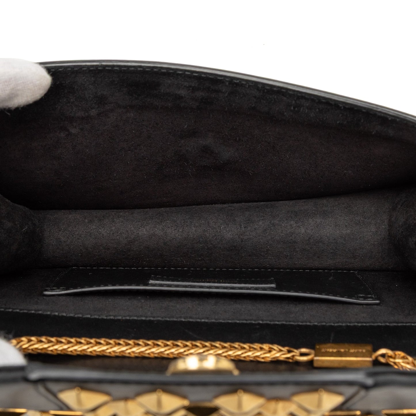 Saint Laurent Mini Studded Leather Betty Clous Crossbody
