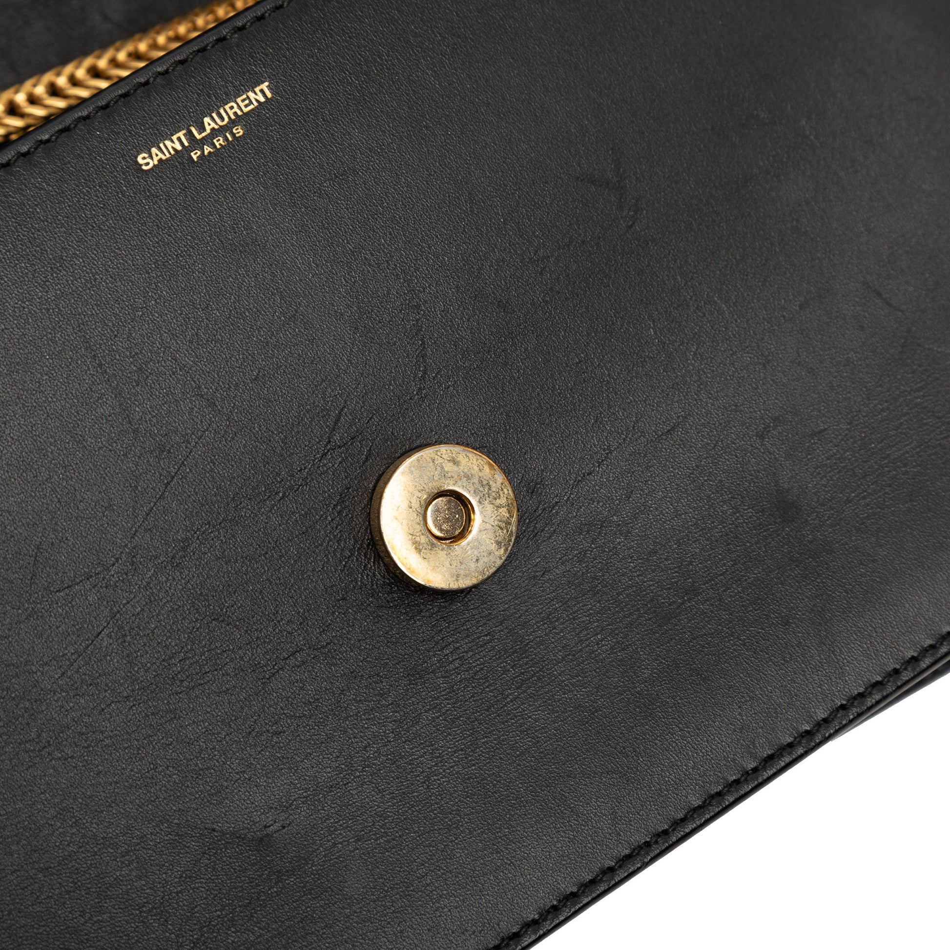 Saint Laurent Mini Studded Leather Betty Clous Crossbody