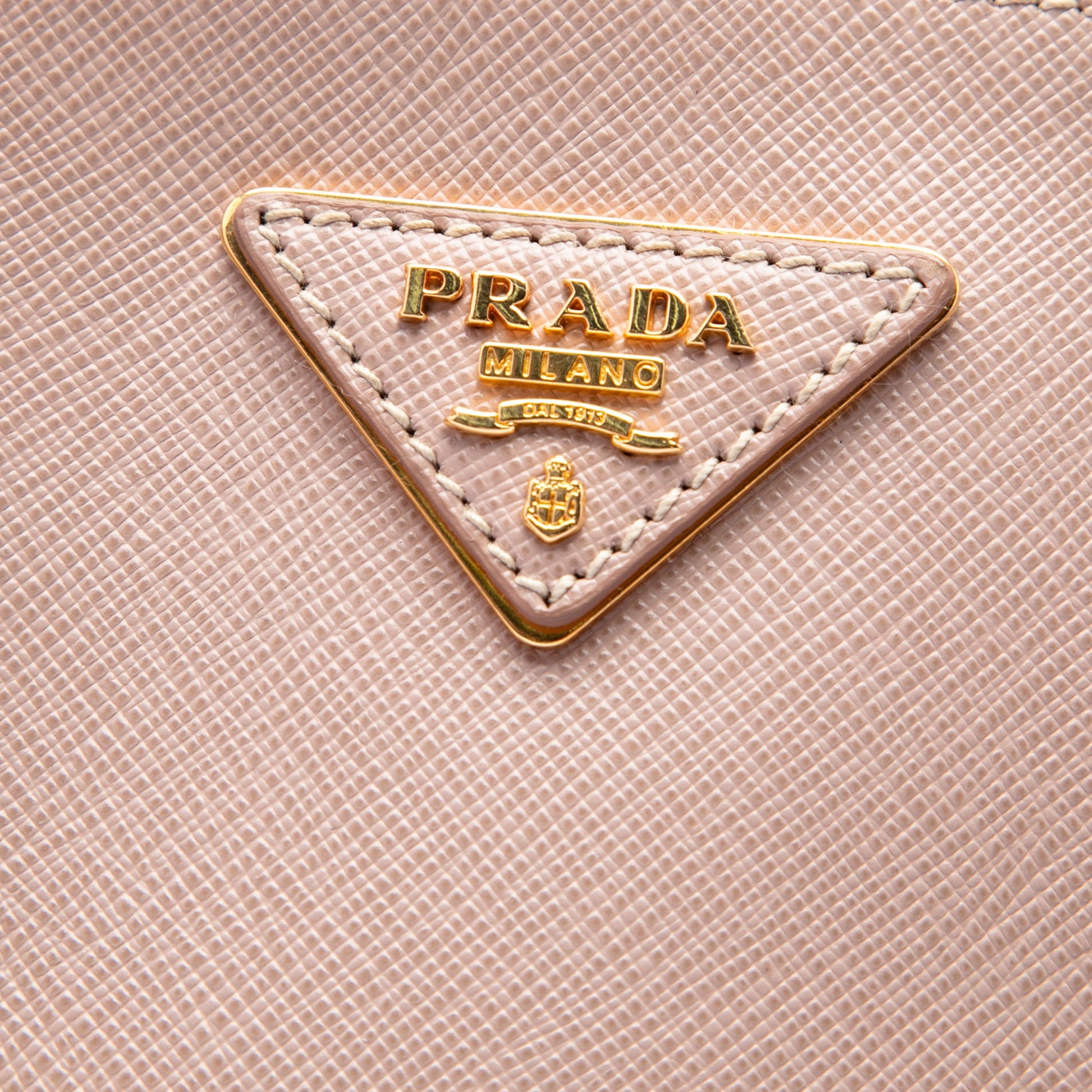 Prada Large Saffiano Lux Galleria Double Zip Satchel