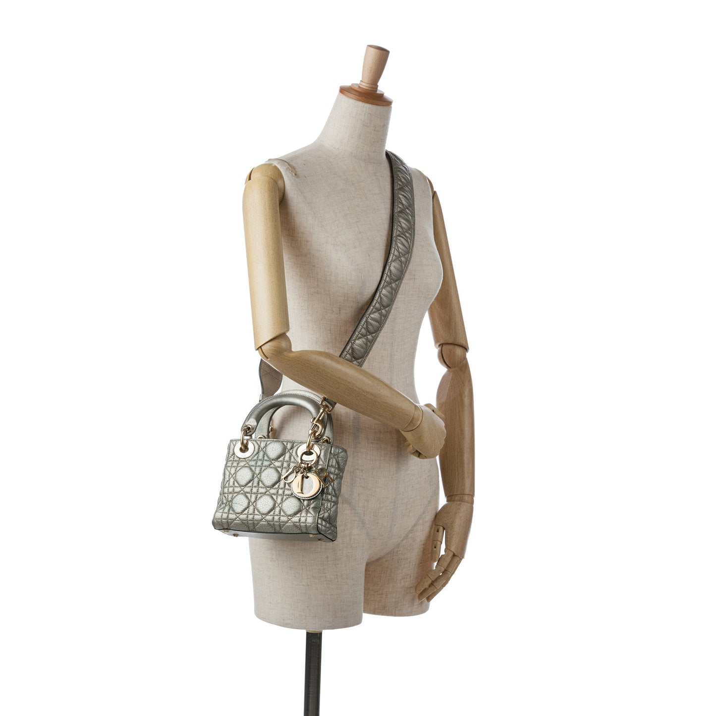 Dior Mini Lambskin Cannage Supple Lady Dior