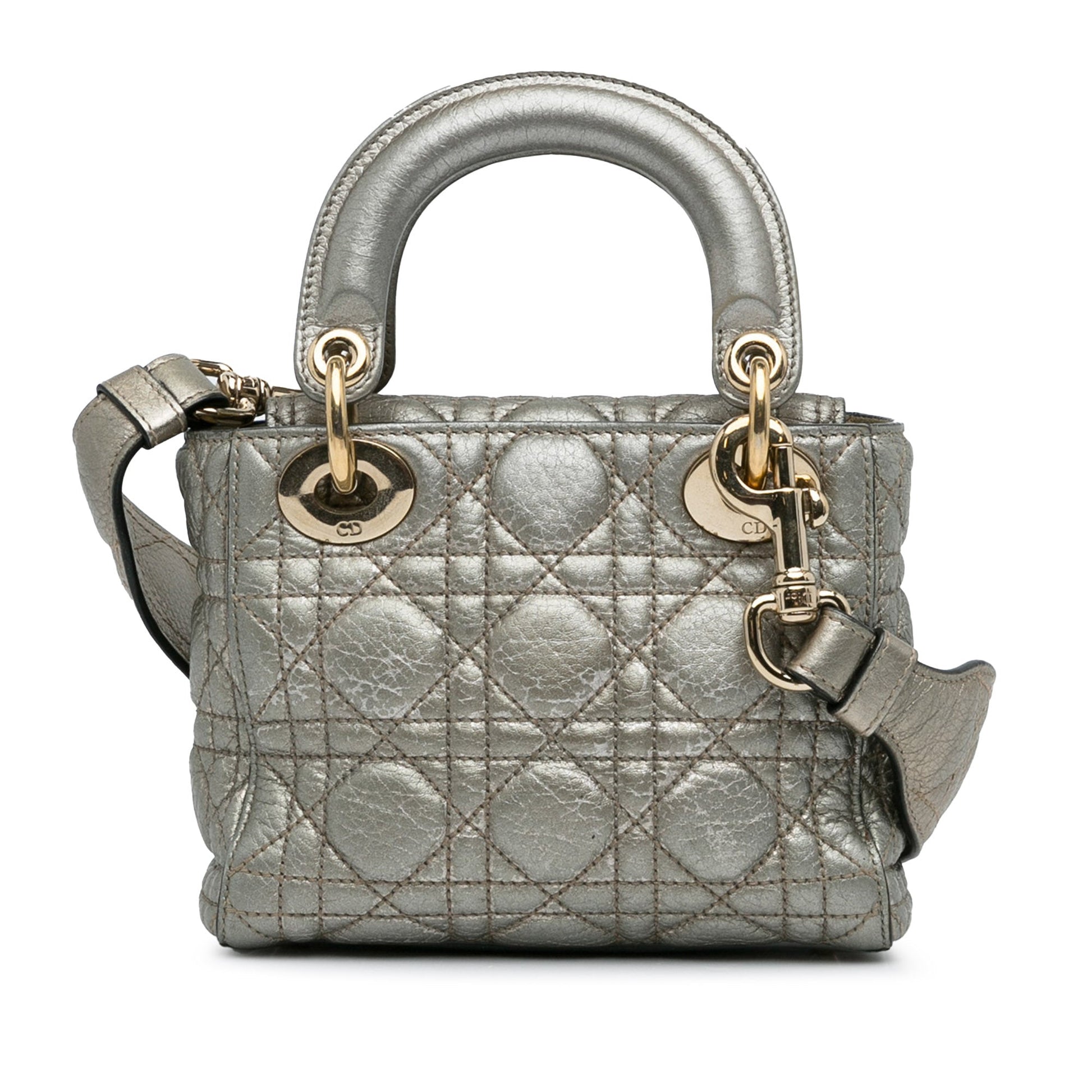 Dior Mini Lambskin Cannage Supple Lady Dior