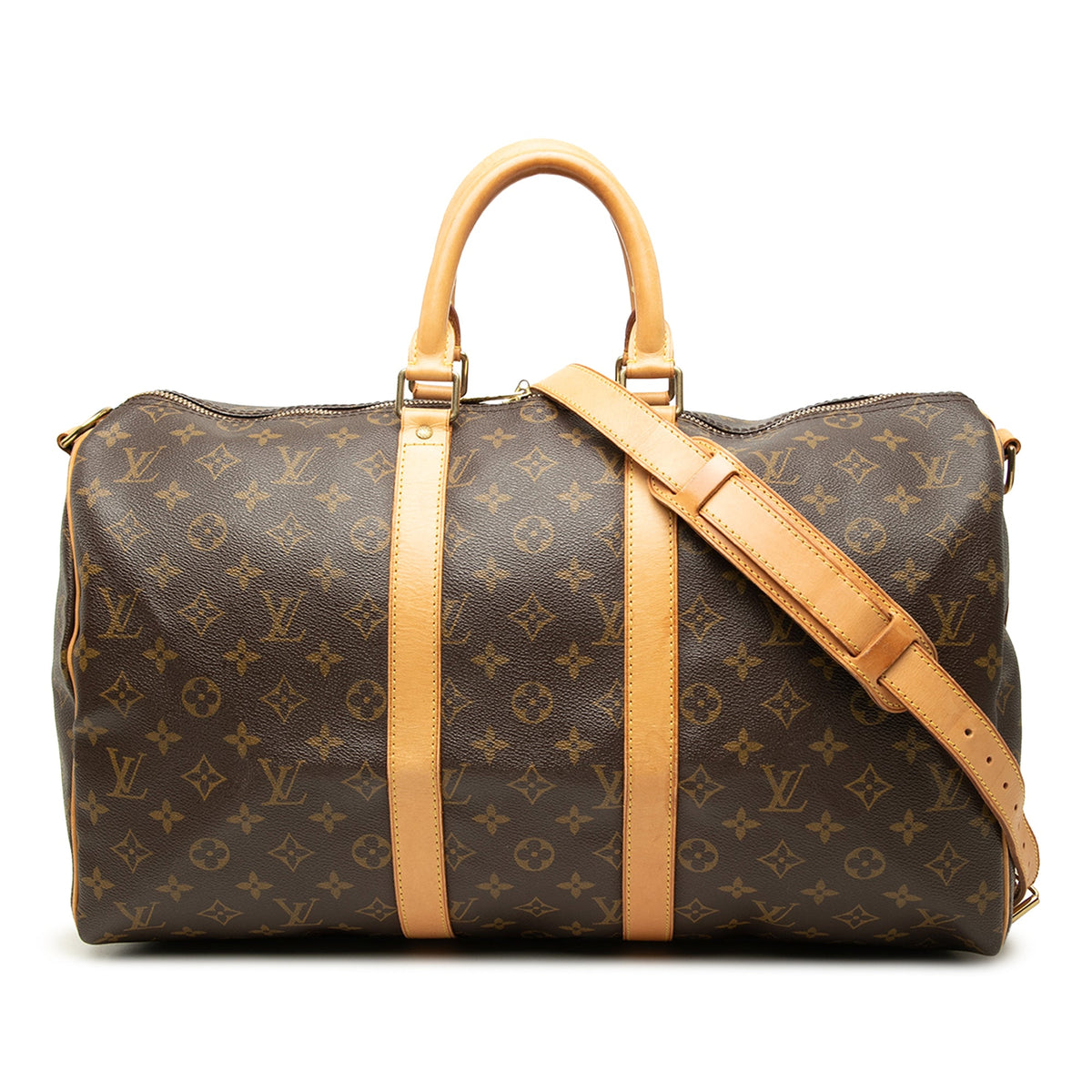 Louis Vuitton Monogram Keepall Bandouliere 45 — Brown