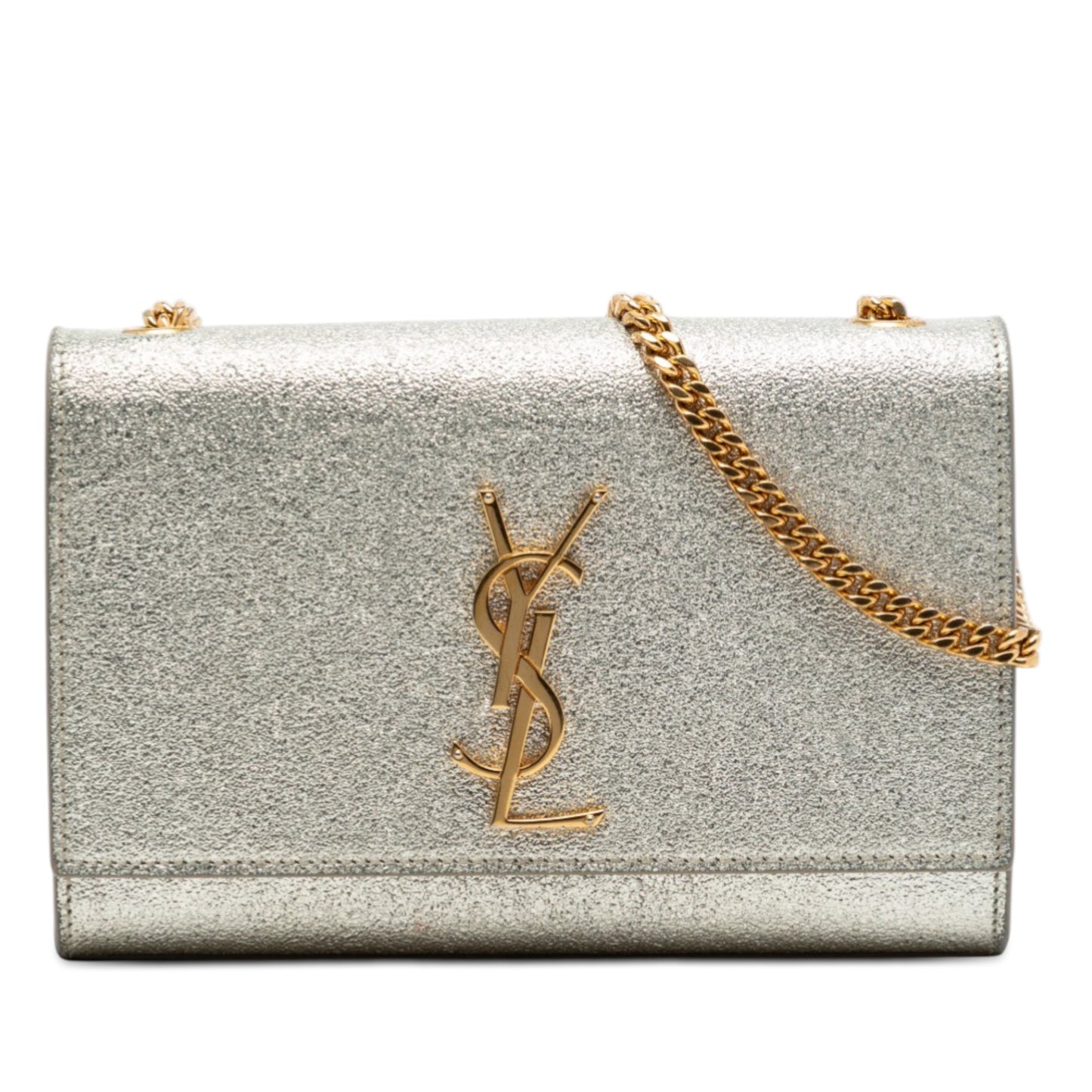 Small Metallic Calfskin Classic Monogram Kate Crossbody