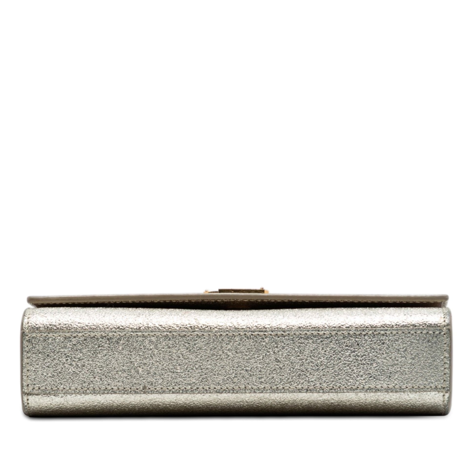 Small Metallic Calfskin Classic Monogram Kate Crossbody