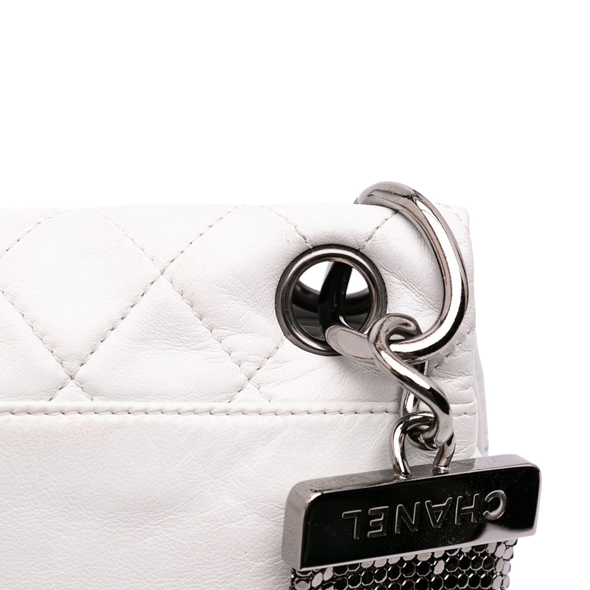 Chanel CC Quilted Soft Lambskin Chain Mail Shoulder Bag