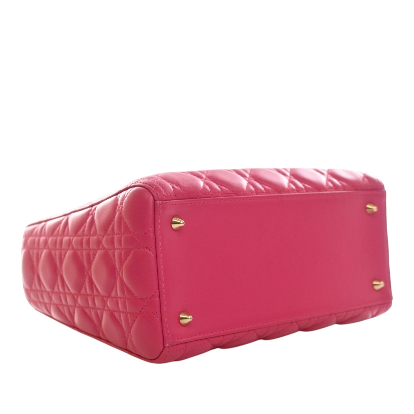 Dior Medium Lambskin Cannage Lady Dior