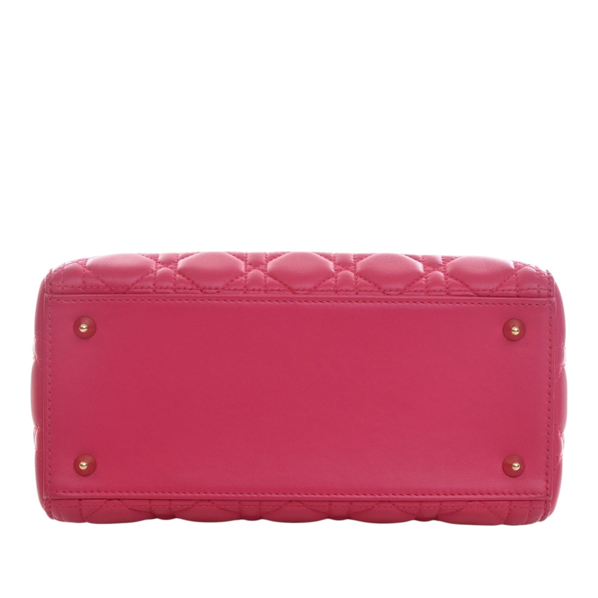 Dior Medium Lambskin Cannage Lady Dior
