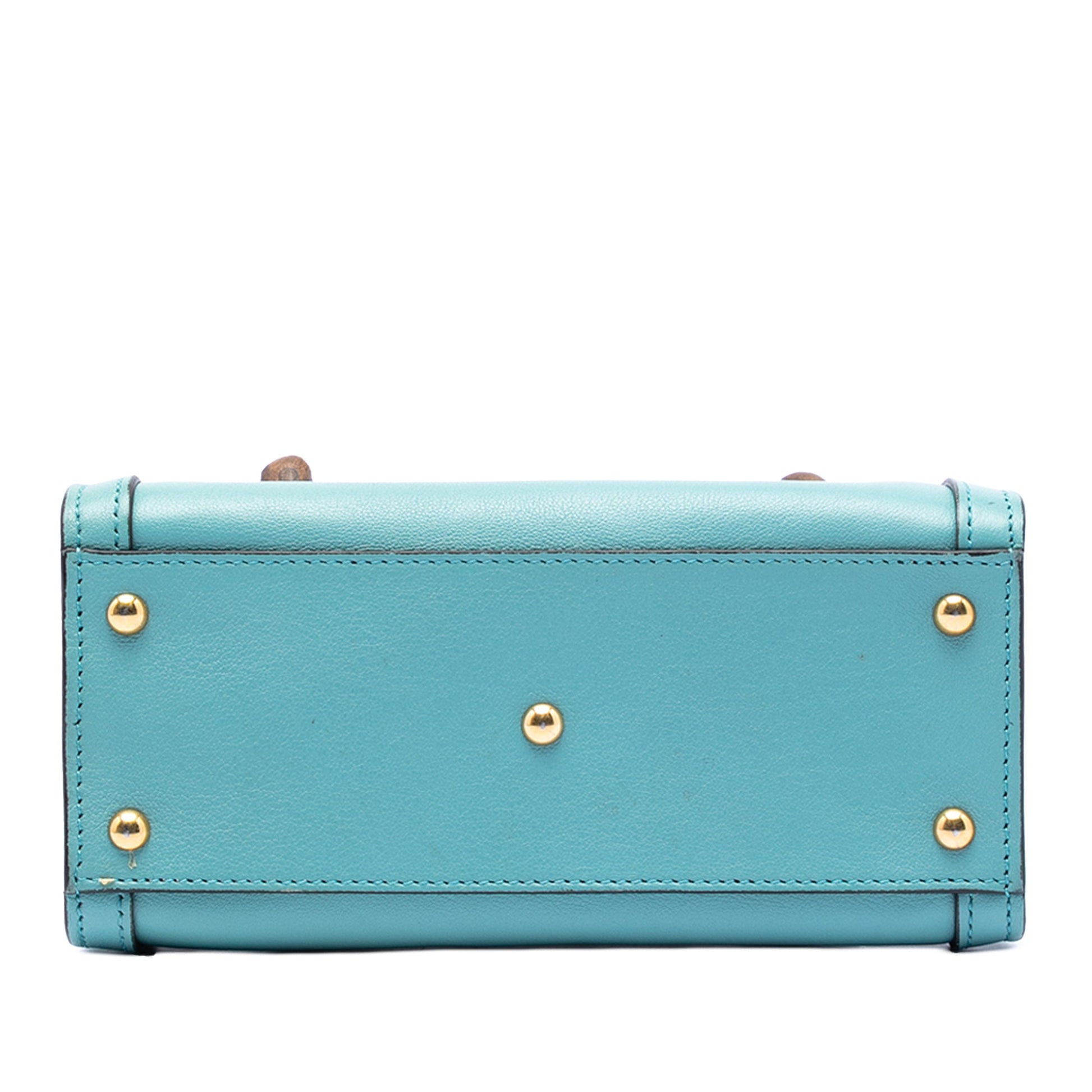 Gucci Mini Calfskin Bamboo Diana Satchel
