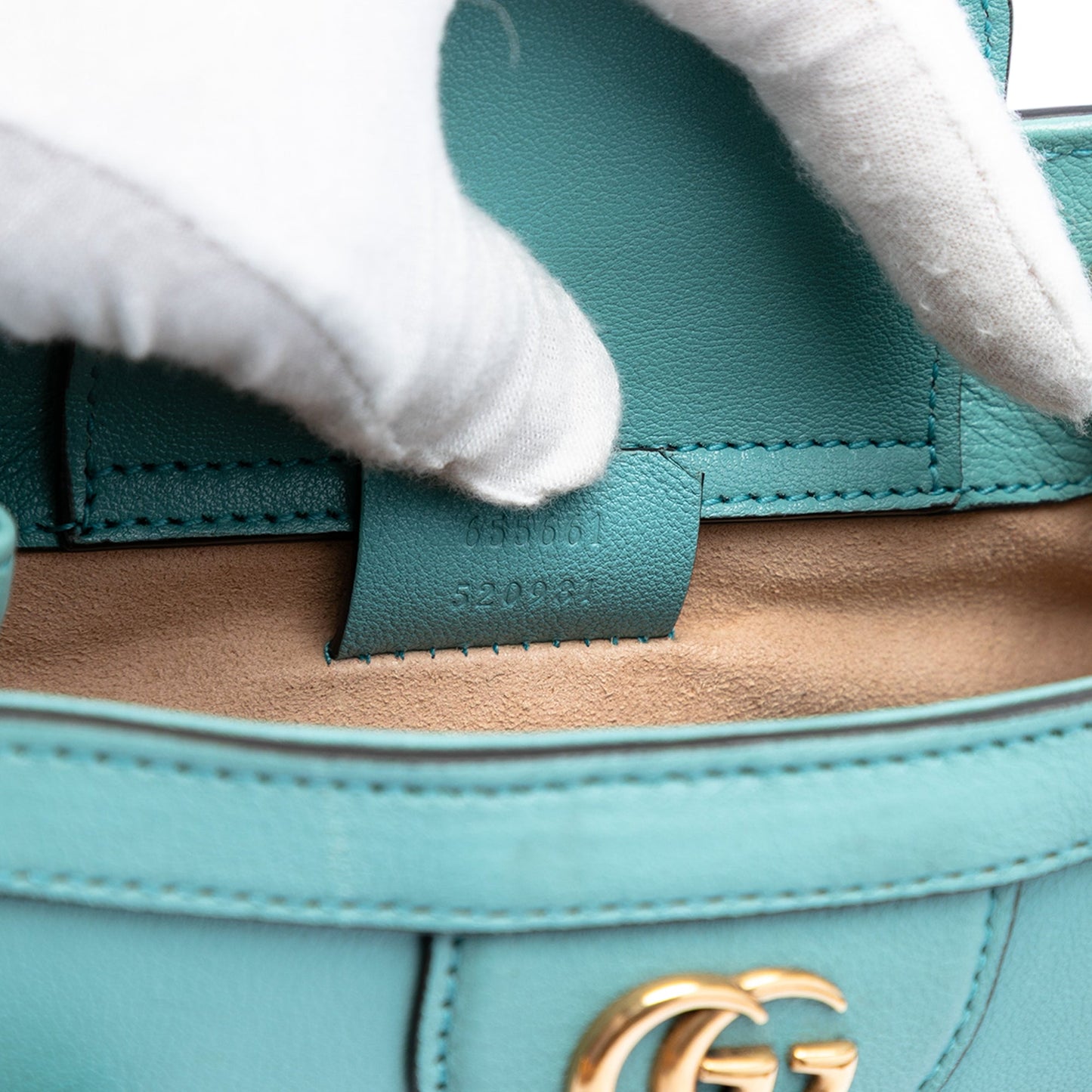 Gucci Mini Calfskin Bamboo Diana Satchel