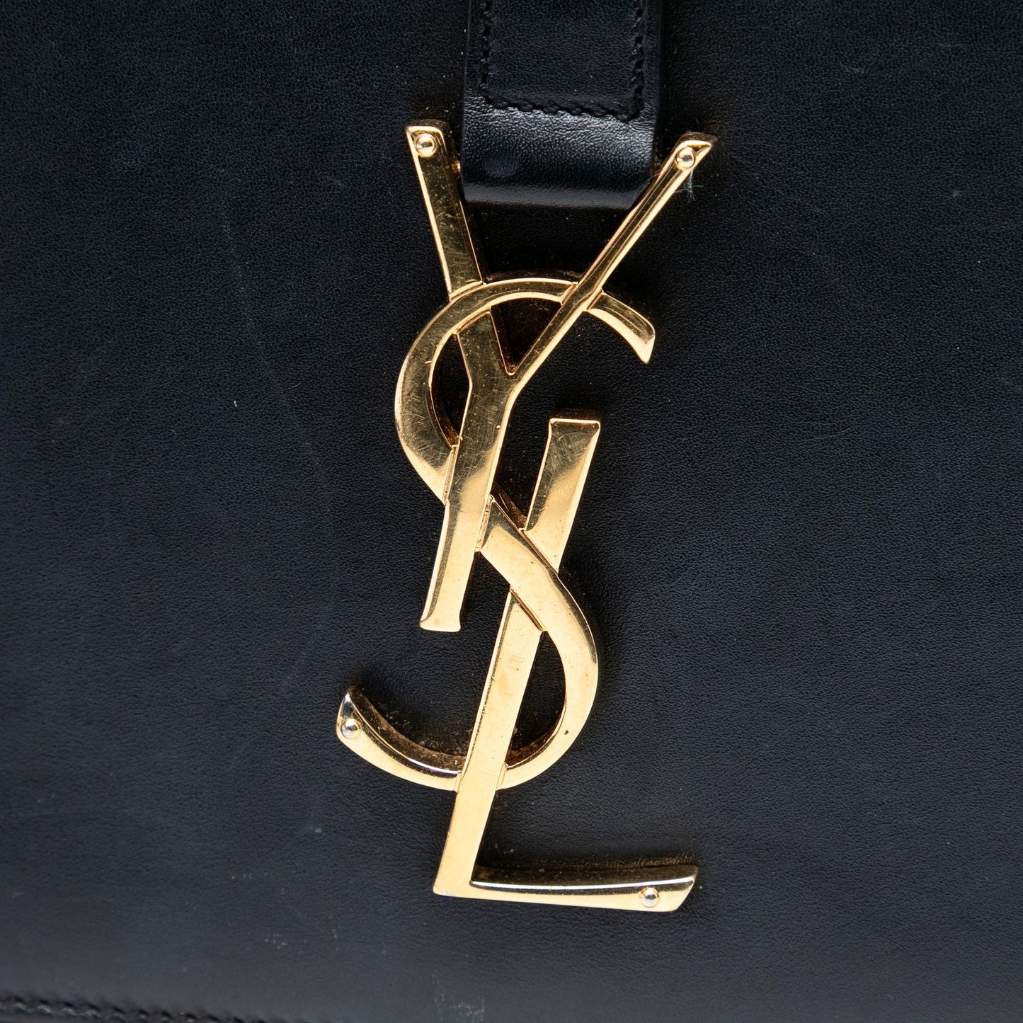 Saint Laurent Medium Leather Monogram Universite Bag