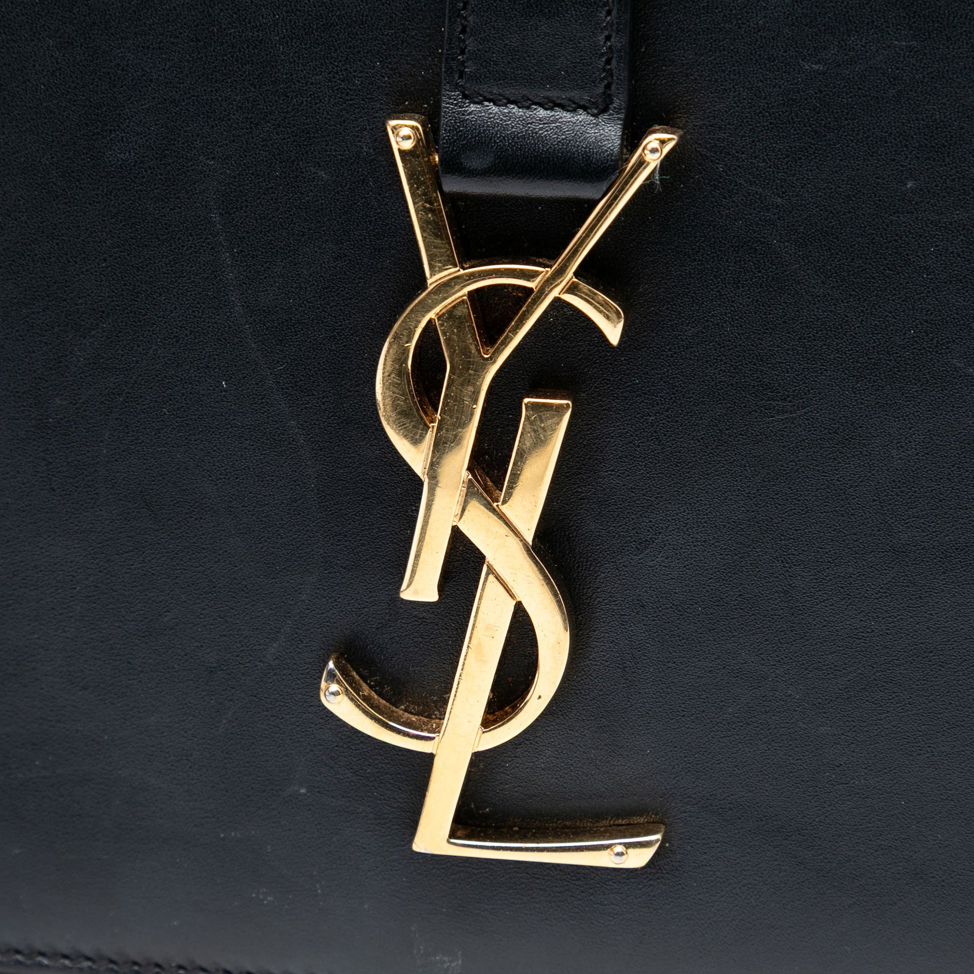 Saint Laurent Medium Leather Monogram Universite Bag