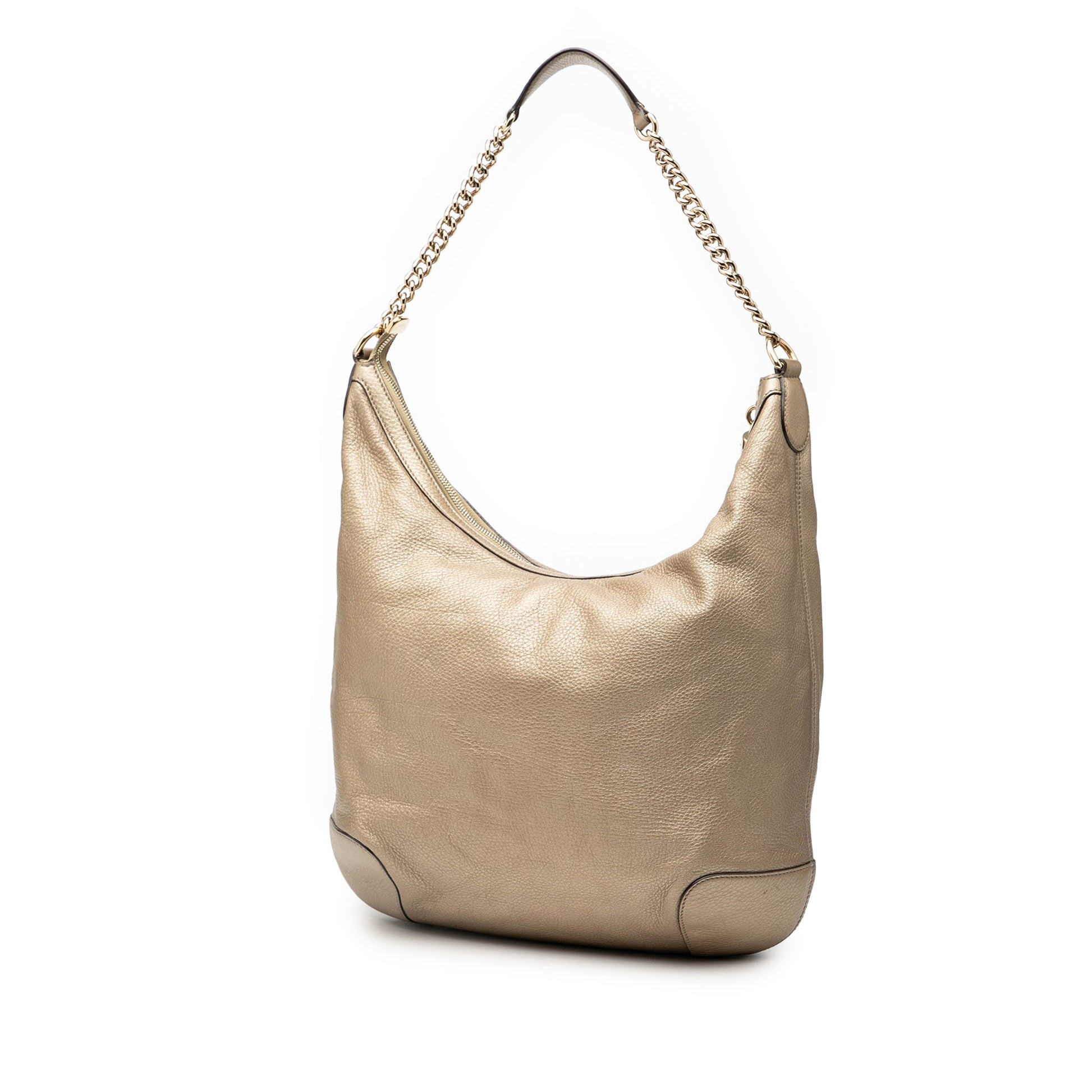 Gucci Metallic Leather Soho Shoulder Bag