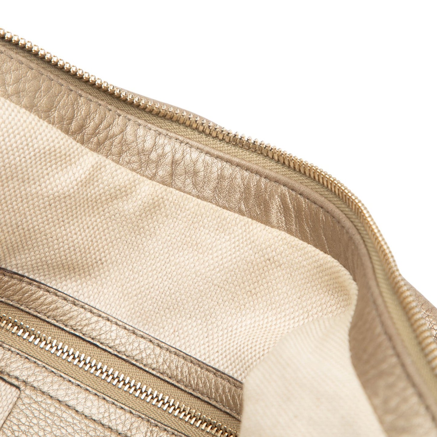 Gucci Metallic Leather Soho Shoulder Bag