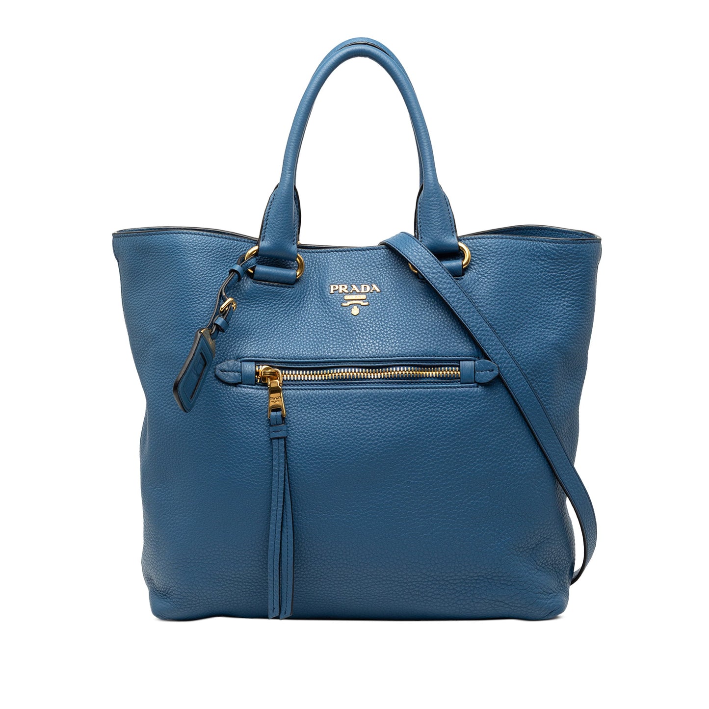 Prada Vitello Daino Open Convertible Tote