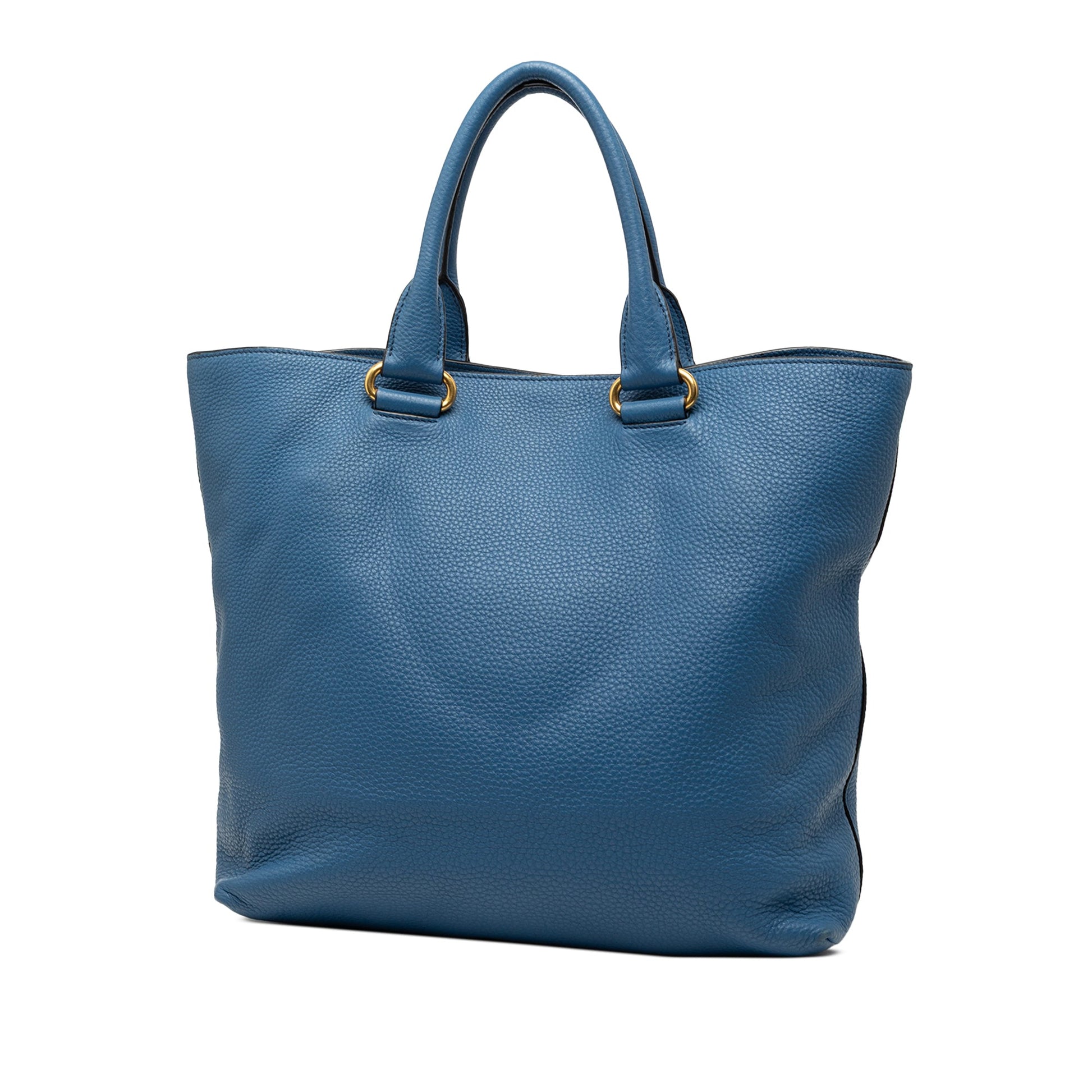Prada Vitello Daino Open Convertible Tote