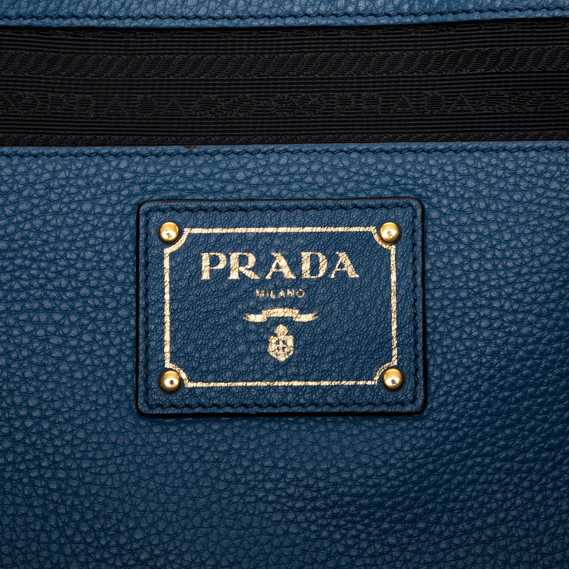 Prada Vitello Daino Open Convertible Tote